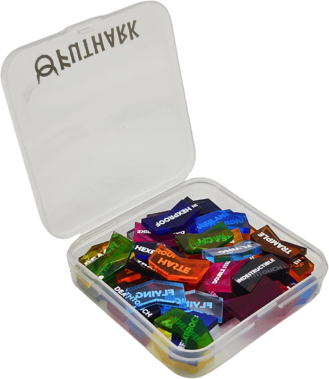 Futhark MTG Counters/Keyword Counters for Magic The Gathering - Set of 60 Color Coded MTG Tokens - Improved Gameplay with This Great Magic The Gathering Gift