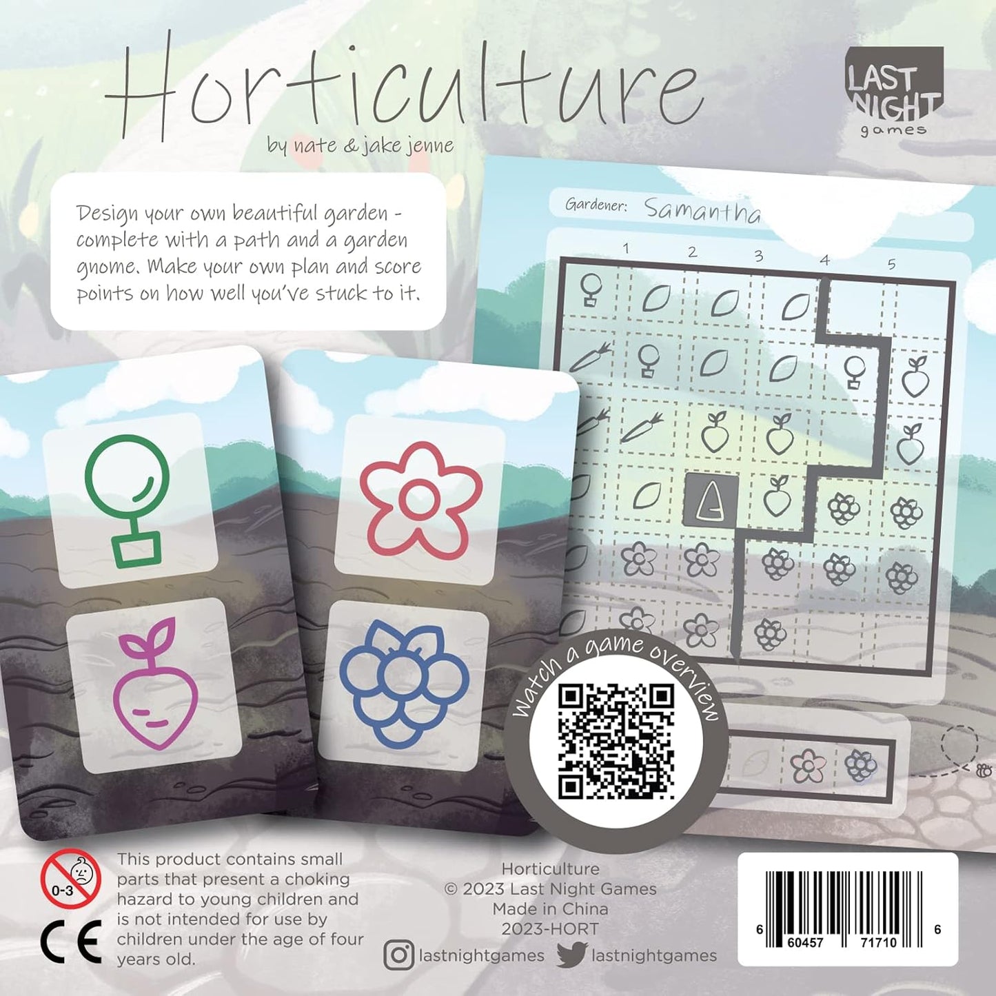 Horticulture | Strategic flip and Write Game for Families