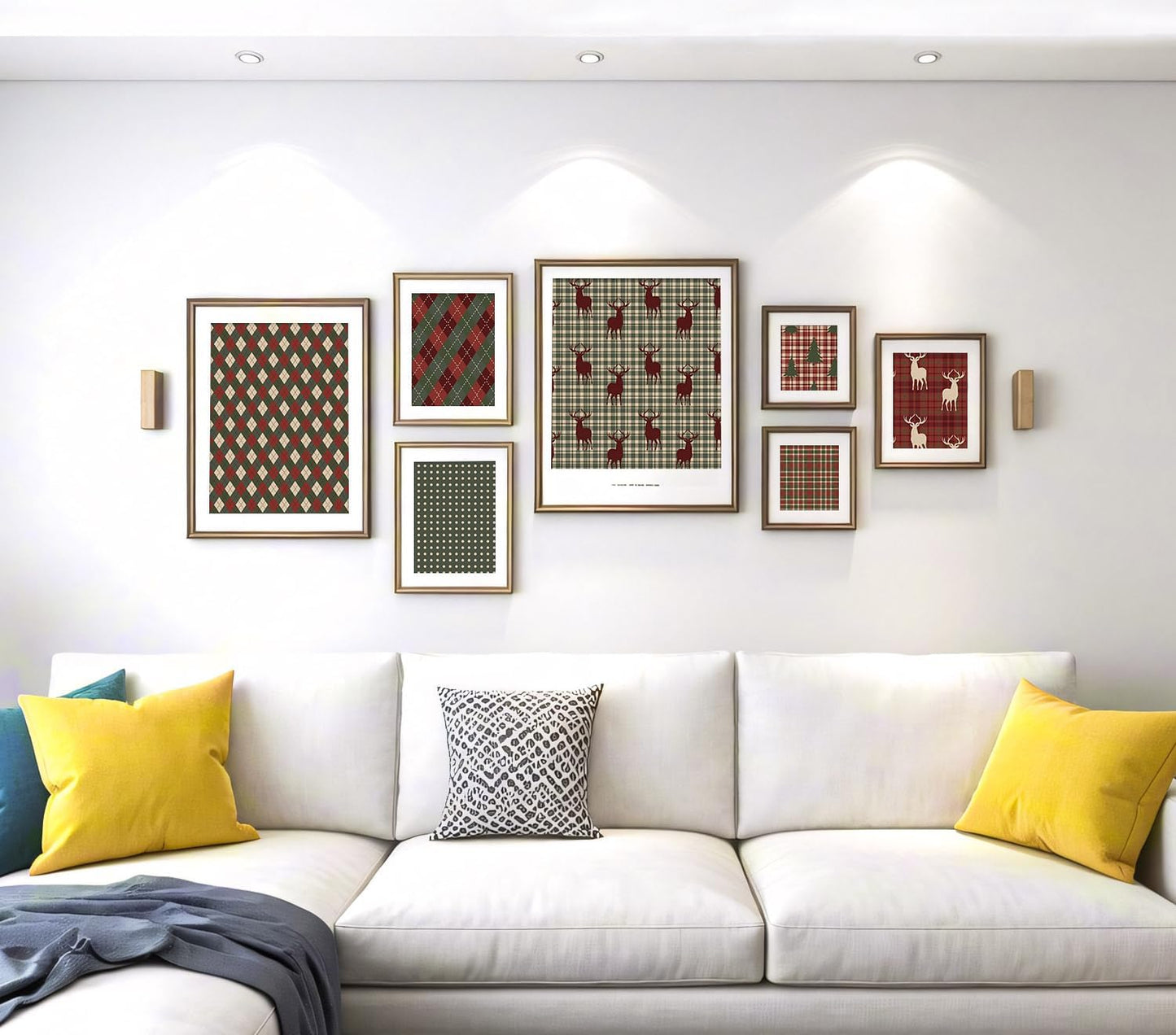 Christmas Scrapbook Paper Pad 12×12,Vintage Christmas Deer Patterned Papers ,24 Sheets Double-Sided Merry Christmas Scrapbooking CardStock Paper Pad for Holiday Cardmaking DIY Origami Papers.