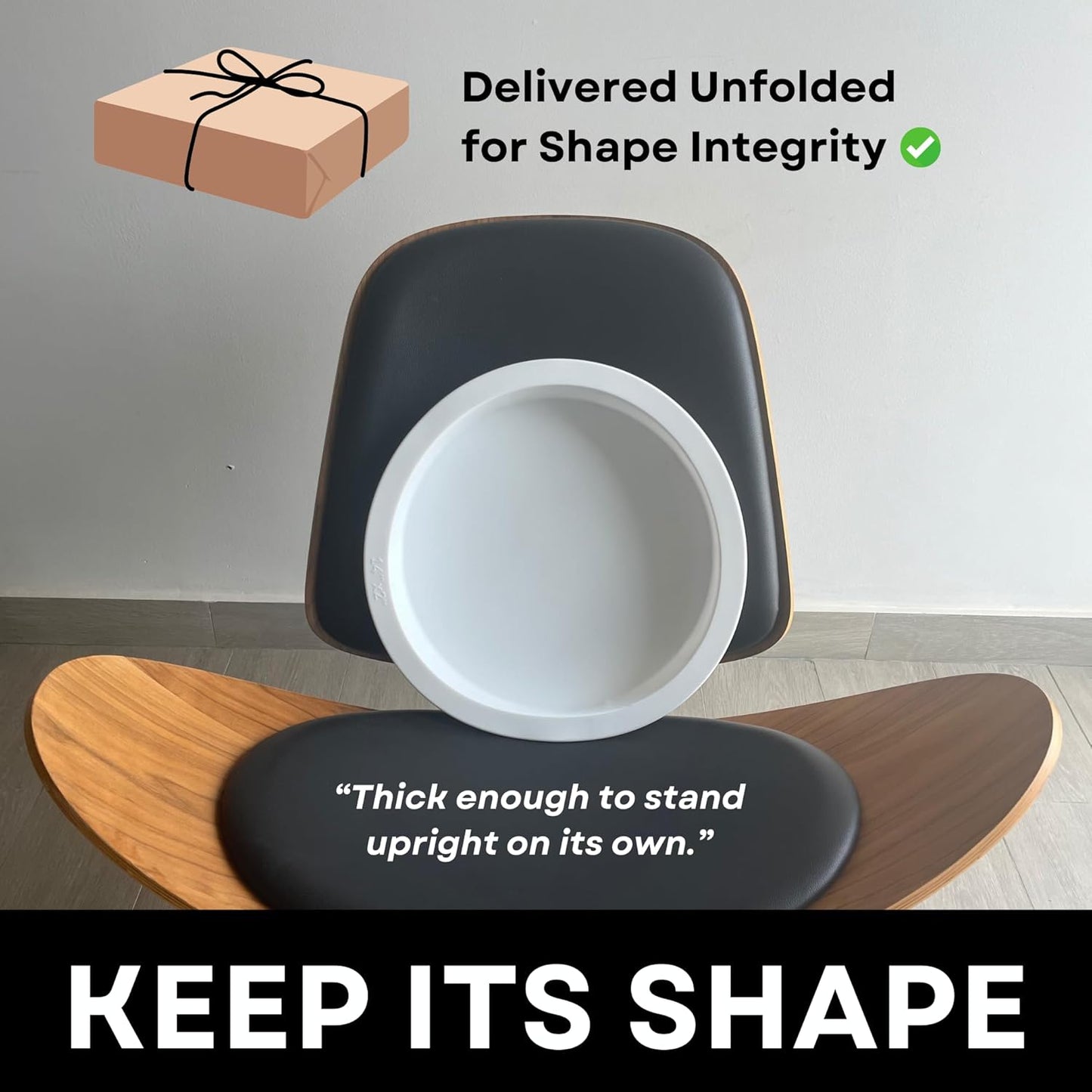 Alaskey® Premium Round Resin Table Silicone Mold 14"x2" | Durable, Reusable, No Seal Required | Large Epoxy Resin Mold for DIY Effortless River Table, Coasters, Cutting Boards, Charcuterie, and Crafts