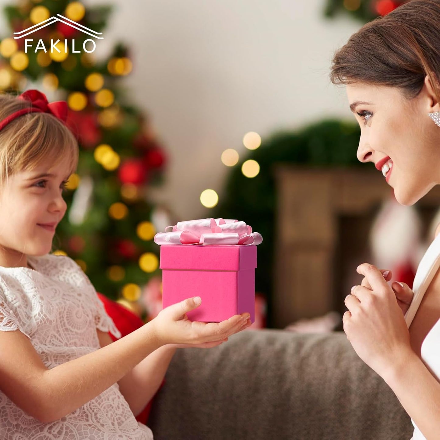 Polka Dot Grosgrain Ribbon 1.5 Inch, 25 Yards Spool Pink and White Dot Craft Ribbon for Christmas Gift Wrapping DIY Crafts Hair Bows Wedding Party Decor Sewing and Home Decoration