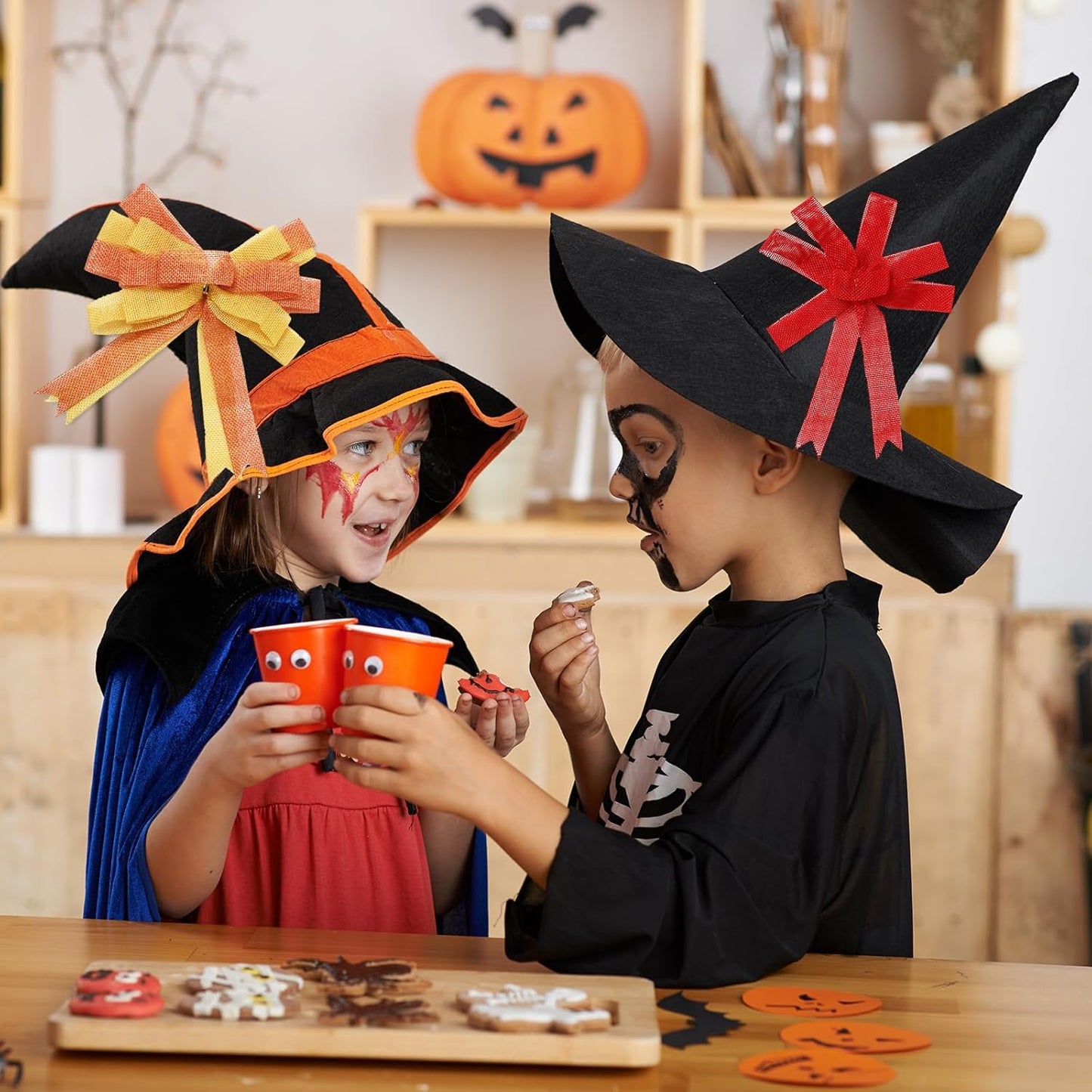 10 Rolls 50 Yard Halloween Plaid Burlap Ribbon Rolls 1 Inch Gift Wrapping Ribbon Decorative for DIY Crafts Wreath Bow Making Supplies Home Decor