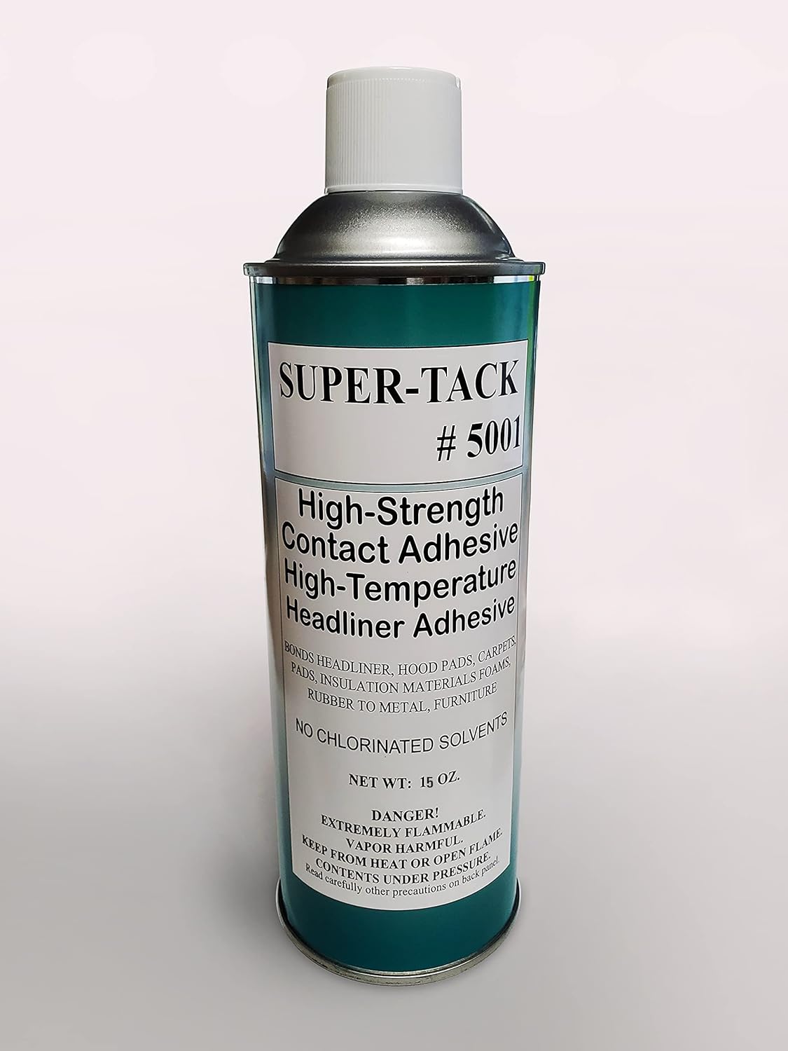 Super-TACK Upholstery HIGH Strength Web Spray Glue Contact Adhesive 15oz. for Fabric, Foam, Acoustic Panels, Crafting & Automotive Headliner. HIGH Temperature. Fabric to Foam