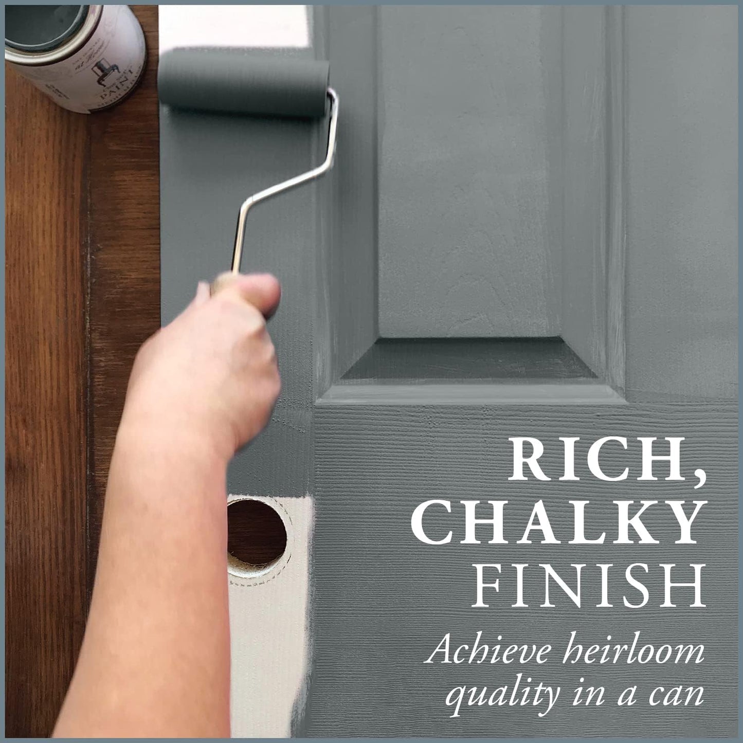 AMY HOWARD AT HOME Chalk-Based One Step Paint for Furniture, Cabinetry, Decor, Finish, and More | No Stripping, Sanding, or Priming | Medium Base | 16 Ounce | Park Avenue