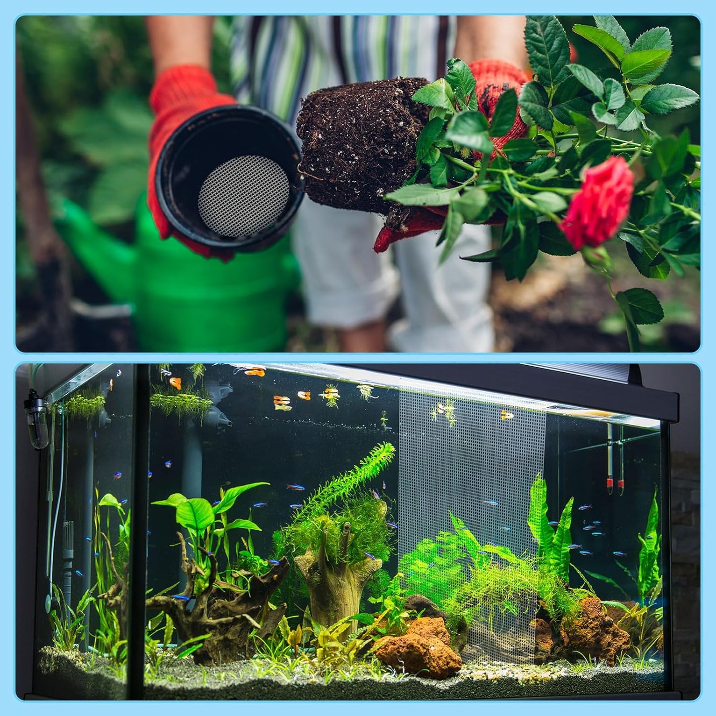 Caydo 12 Pieces 7 Count Plastic Mesh Canvas Sheets, Eye Mesh for Therian Mask, Acrylic Yarn Crafting, Knit Crochet Projects and Make Aquarium Dividers (10.5 X 13.5 Inch)