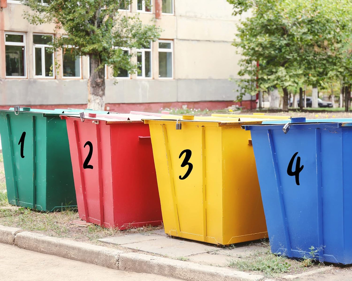 Outus 576 Pieces 8 Sheets Letters Stickers Self Adhesive Vinyl Letter Alphabet Number Stickers Mailbox Numbers Sticker, Decals for Classroom Decor, Sign, Door(Black,4 Inch)