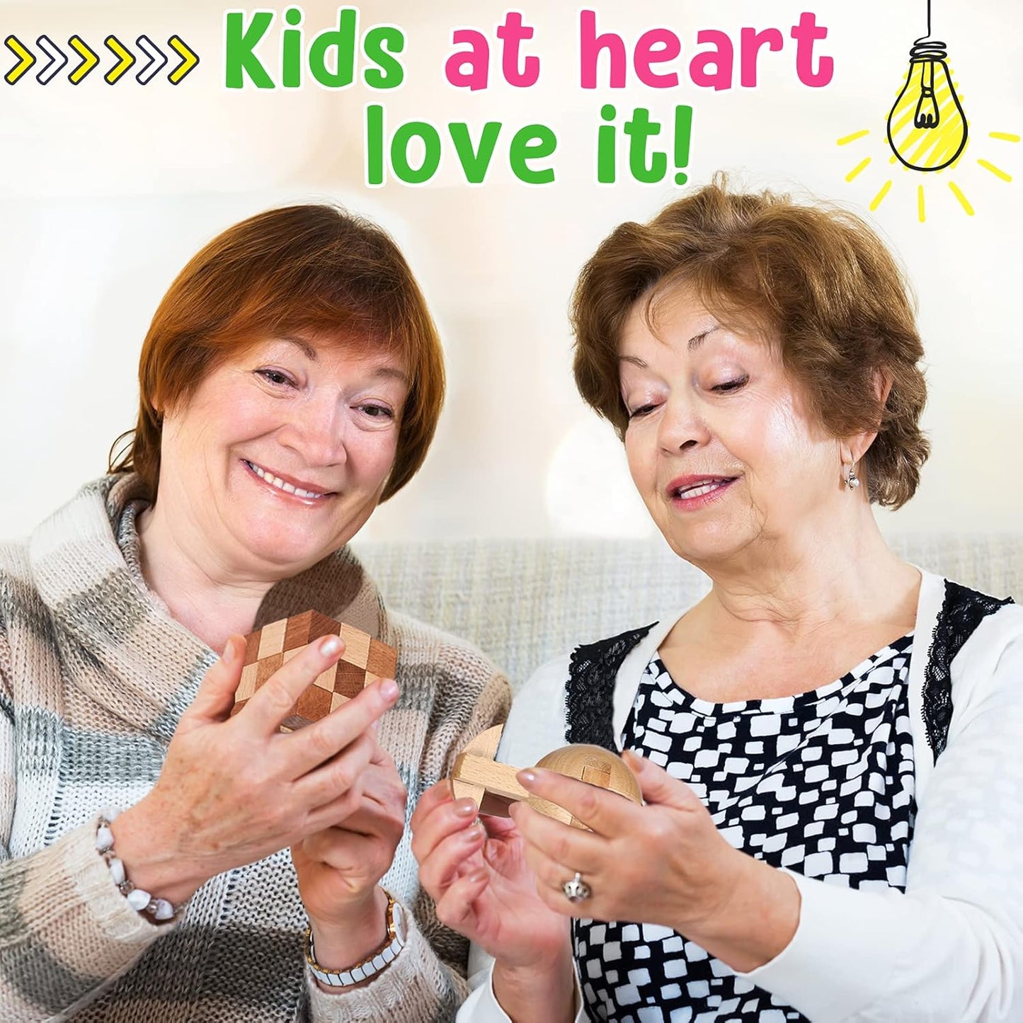 Brain Teasers Metal Puzzles for Kids & Adult 22Pack, Mind, Logic and IQ Game Test Toy for Teens, Disentanglement 3D Coil Cast Wire Chain Intelligence Toy for Party & Office, Puzzle Travel Games(Hard)