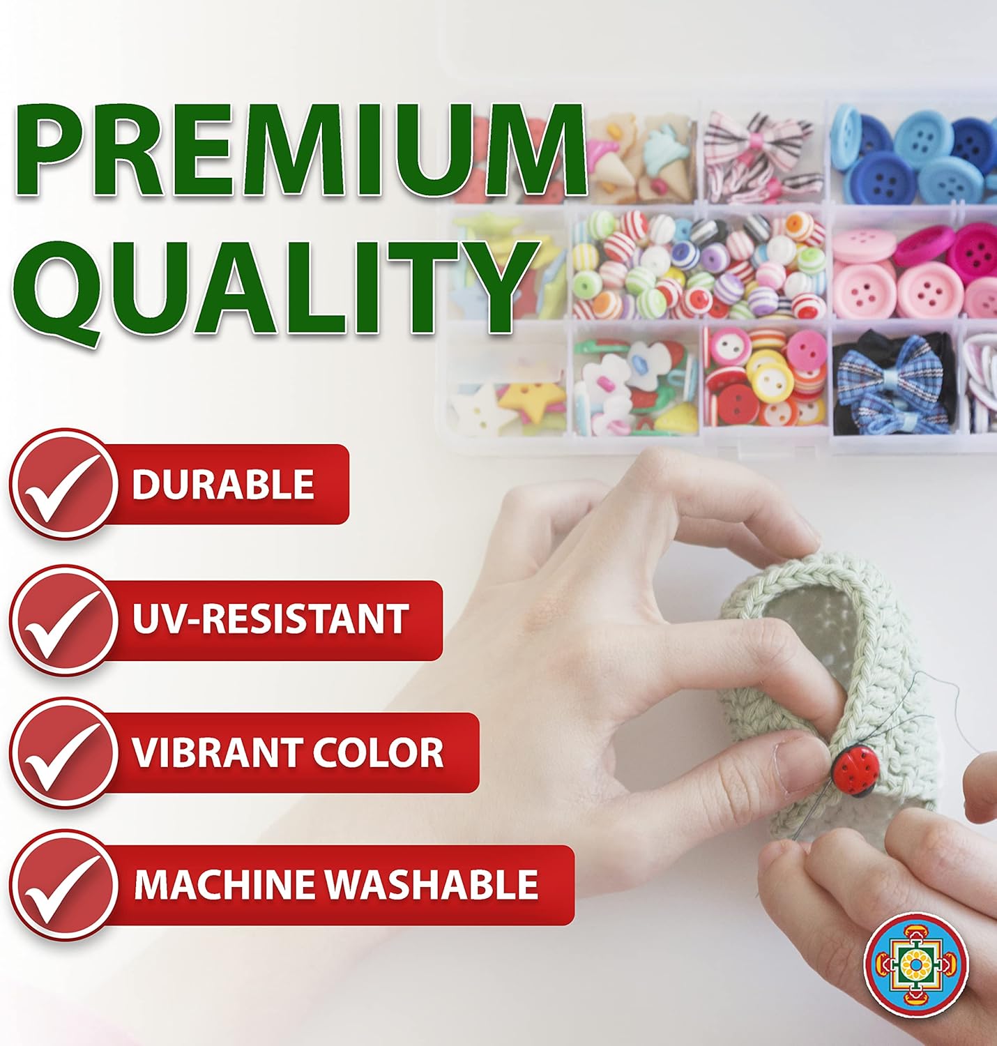 Mandala Crafts Bonded Nylon Thread Navy Blue Heavy Duty Sewing Threads - 415 YDs Size 346 210D T350 Tex 350 Thread for Leather Jeans Weaving Outdoor Marine Upholstery Threads