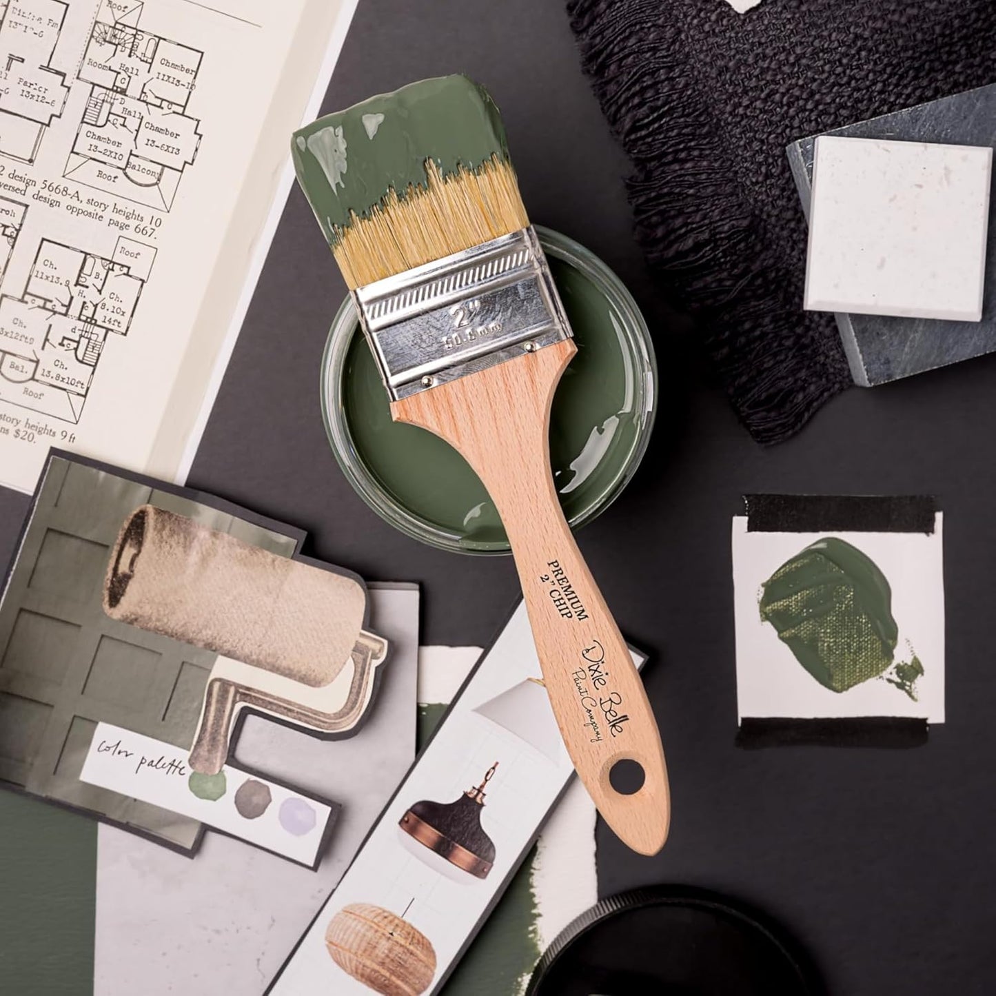 Dixie Belle Paint Company Chalk Finish Furniture Paint – Briar Patch (8oz) – Matte Chic Chalk Mineral DIY Furniture Paint