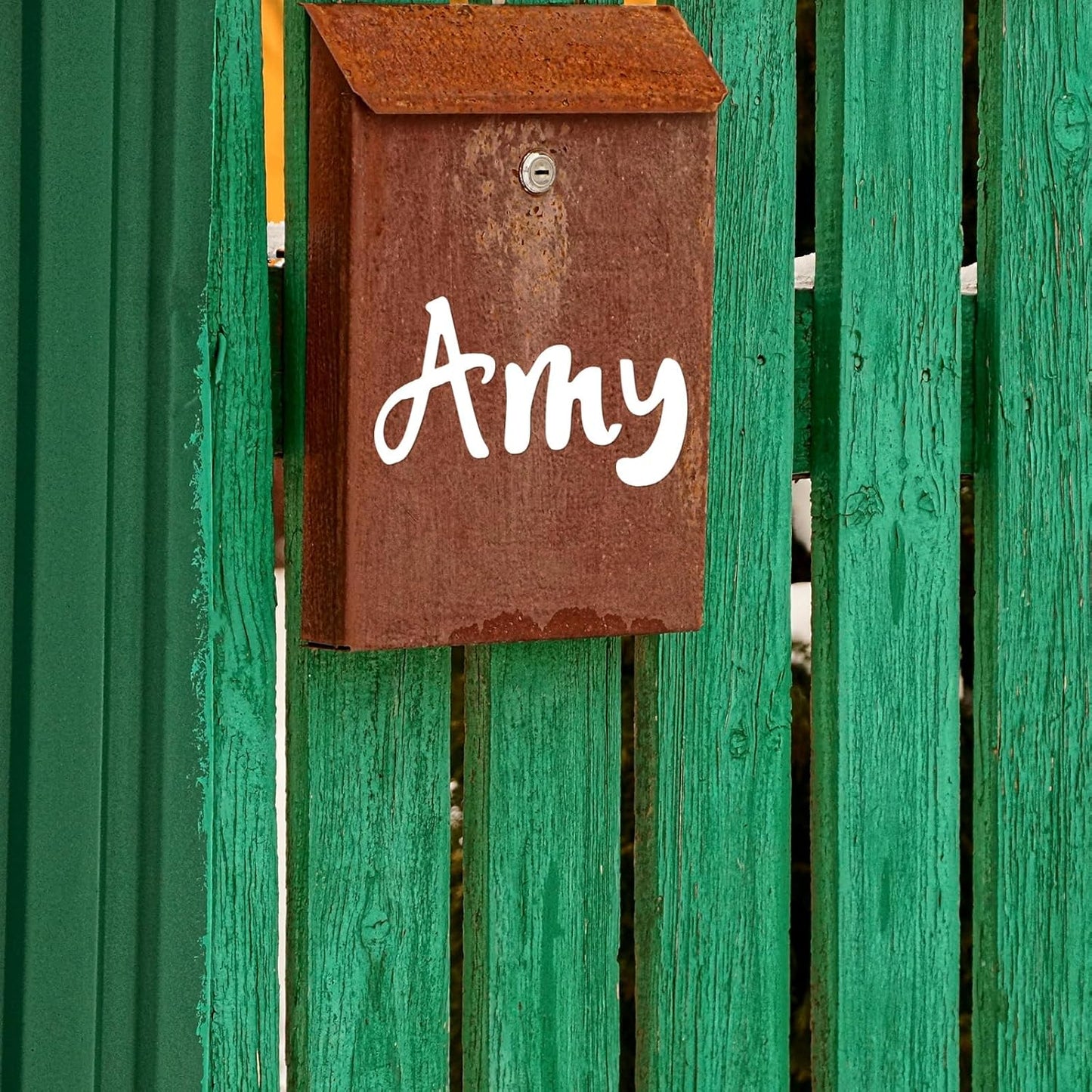 Outus 576 Pieces 8 Sheets Letters Stickers Self Adhesive Vinyl Letter Alphabet Number Stickers Mailbox Numbers Sticker, Decals for Classroom Decor, Sign, Door(White,4 Inch)