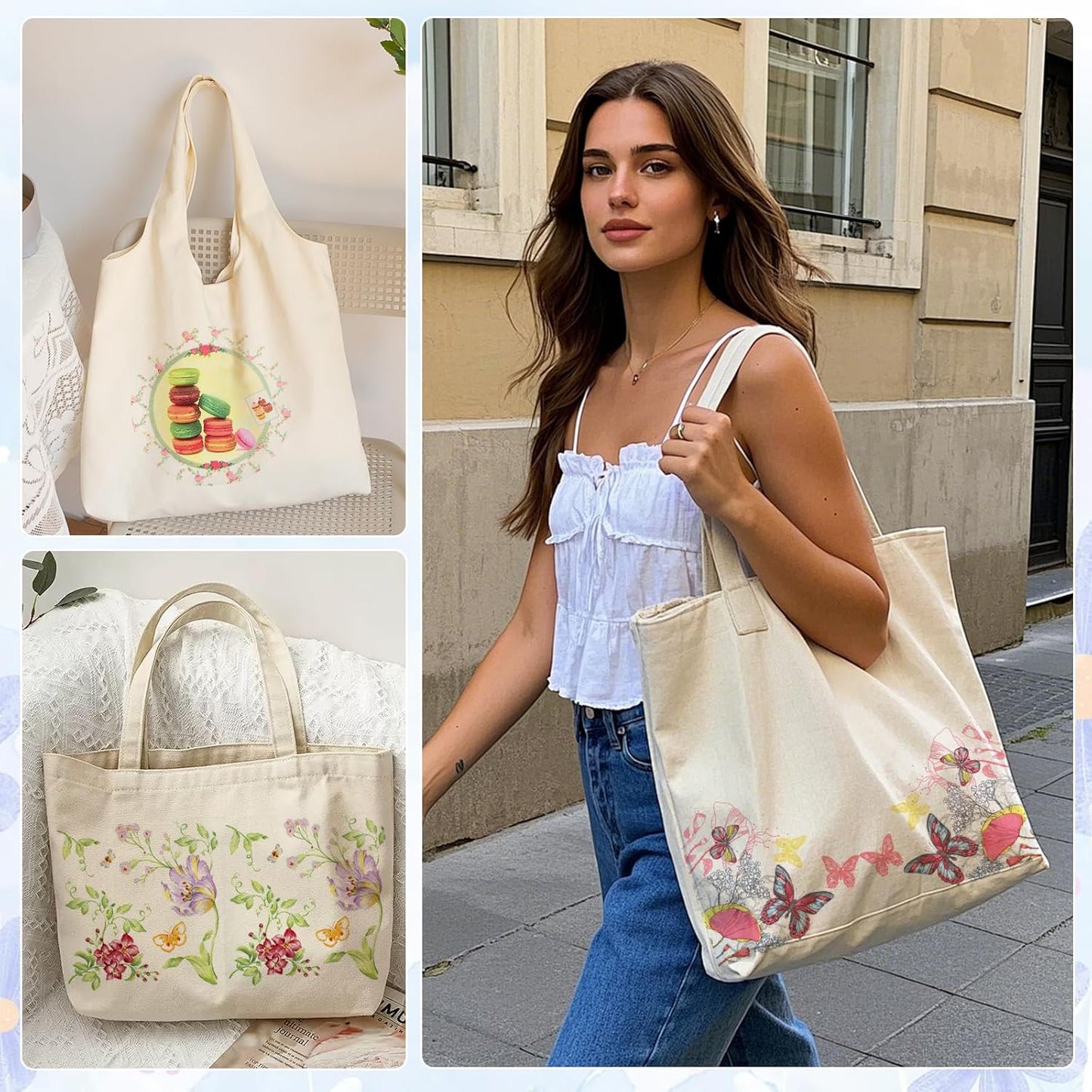 Floral Decoupage Paper Napkins, 20 Pack 20 Styles Assorted Decorative Cocktail napkins for DIY rafting Birthday Party Wedding Baby Shower Each Unfolded 13 Inch