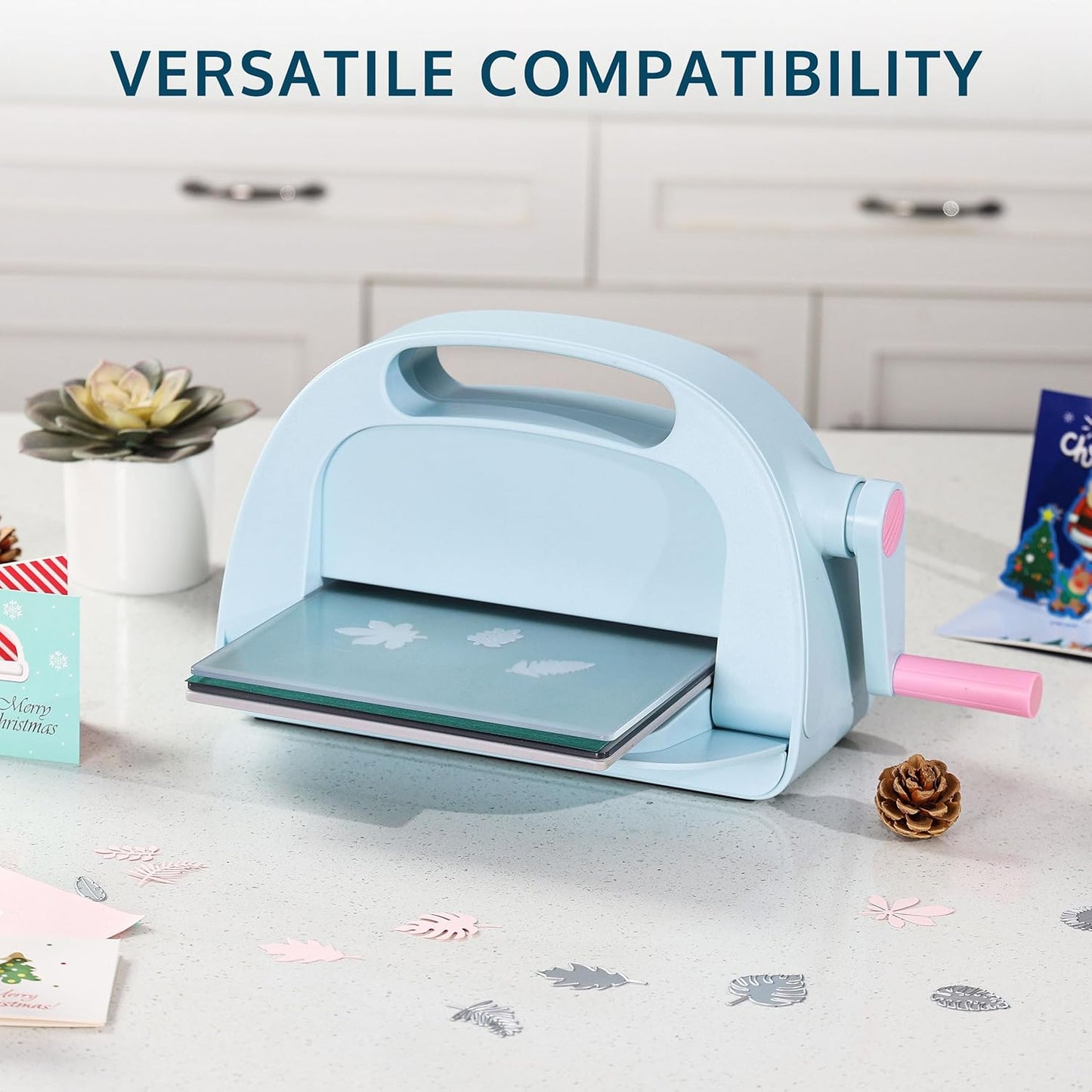 OFFNOVA Die Cutting and Embossing Machine, 8.5" Opening, for Dies and Embossers, Card Making and Scrapbooking Supplies Tools, Perfect for Invitations, Birthday Cards, Greeting Cards