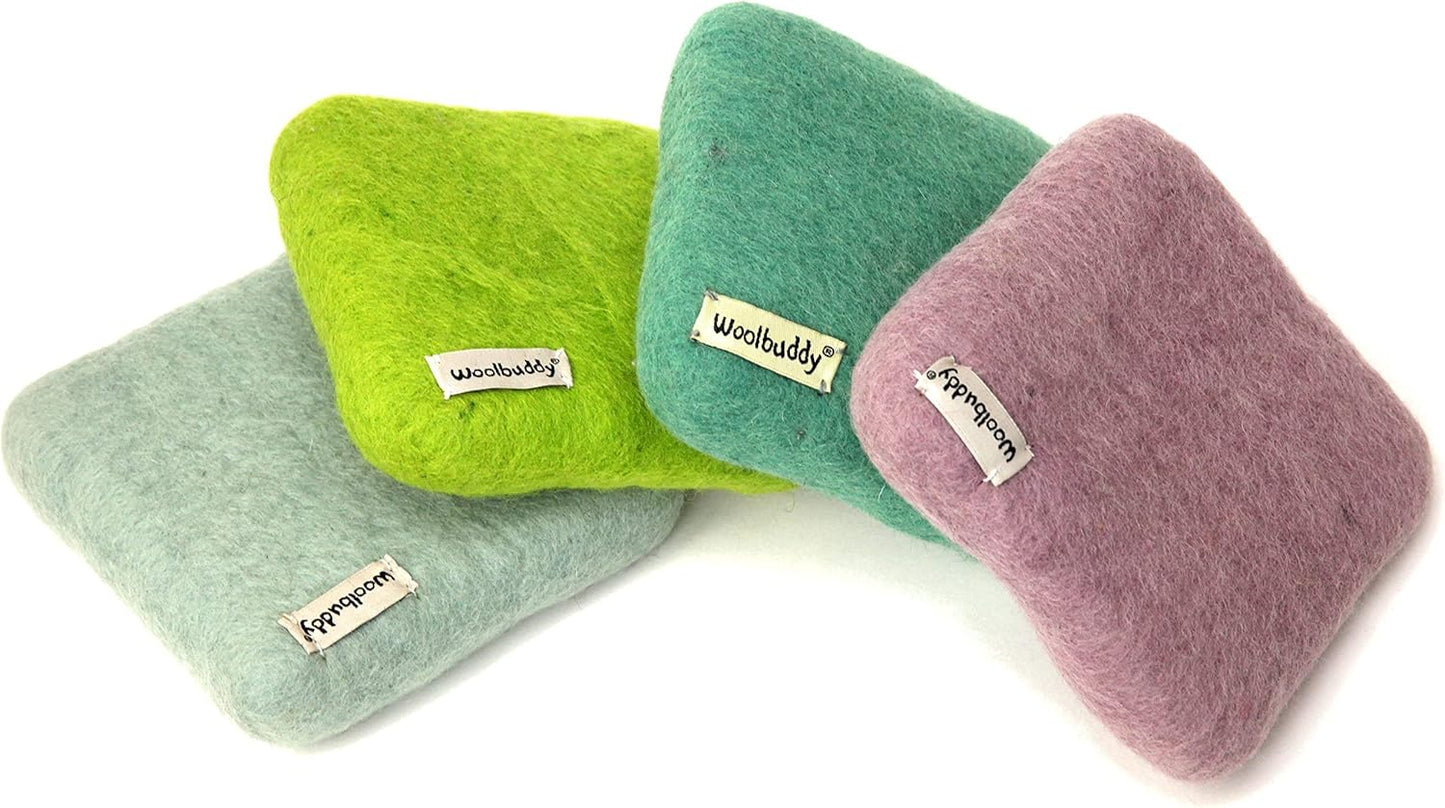 Woolbuddy Needle Felting 100% Woolen Mat (Light green)