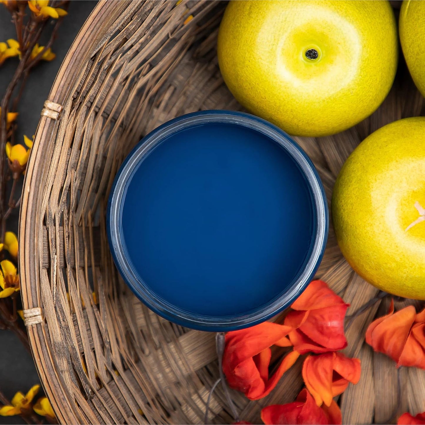 Dixie Belle Paint Company Chalk Finish Furniture Paint - Bunker Hill (8oz) - Matte Indigo Blue Chic Chalk Mineral DIY Furniture Paint