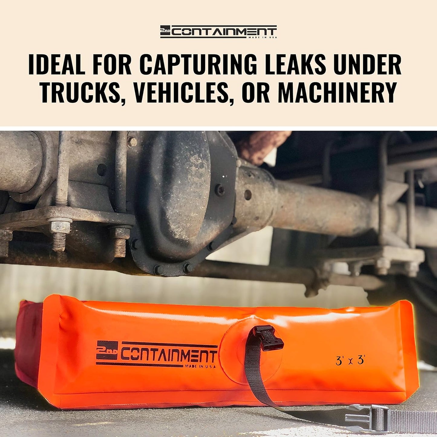 Duck Pond - 3’ x 3’ - Orange