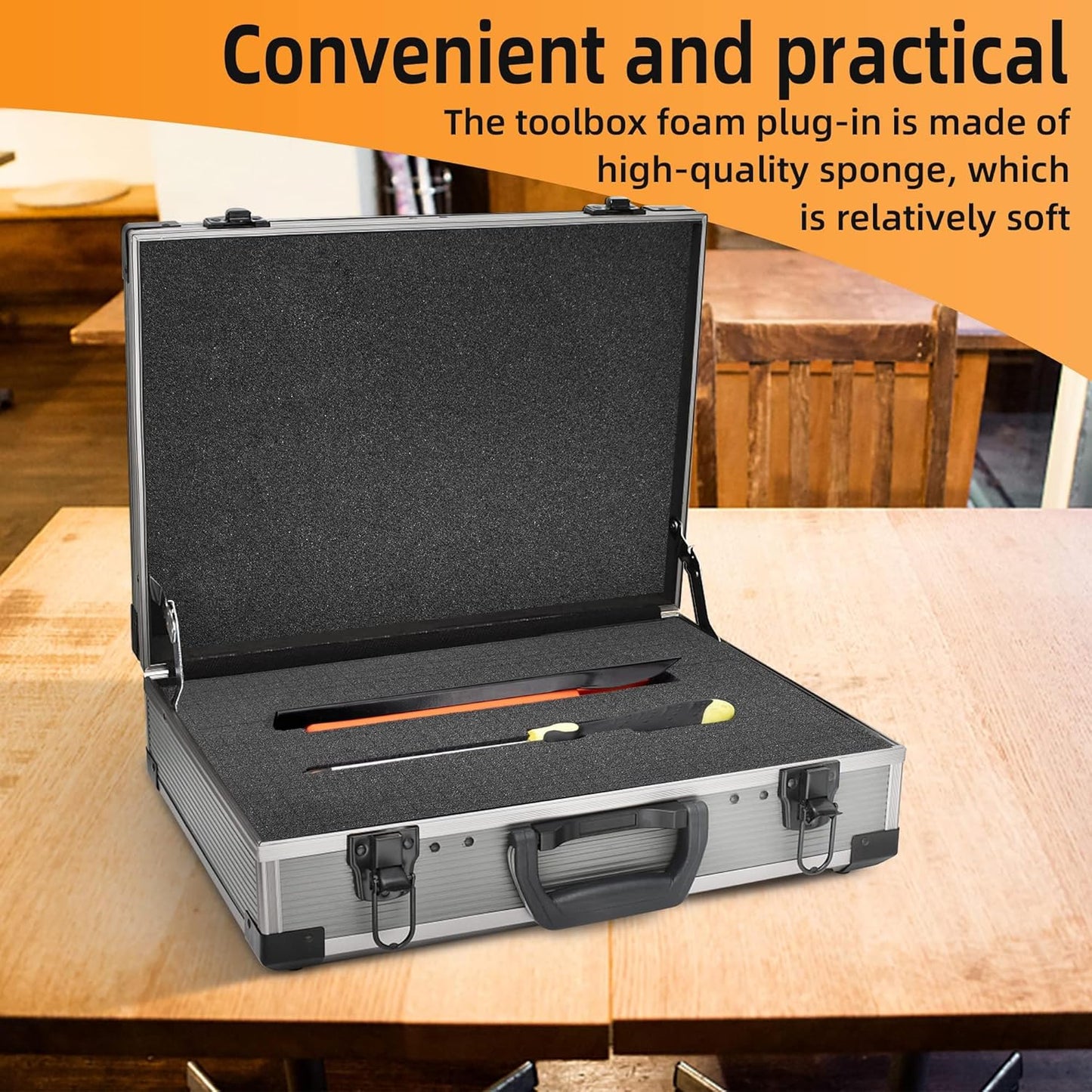 8-Piece Pick & Pluck Foam Insert - 2 Sizes - Pre-Cut Sheet Foam for Board Game Box Cases & Storage Drawer (12 Inch Long)