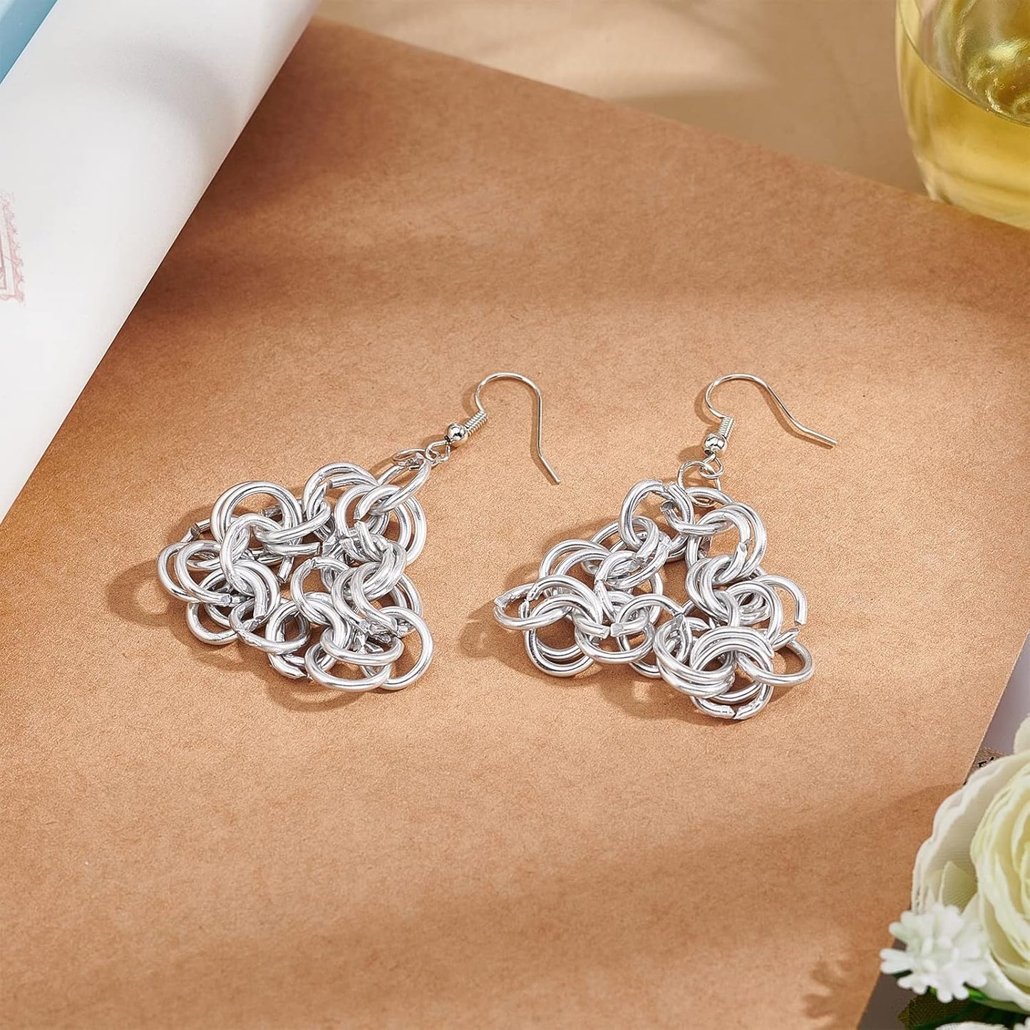 BENECREAT 15 Gauge 220FT Aluminum Jewelry Craft Wire - Anodized Metal Beading Wire for Floral Craft, Gem Wrapping, Necklace & Bracelet Making - Copper Tone