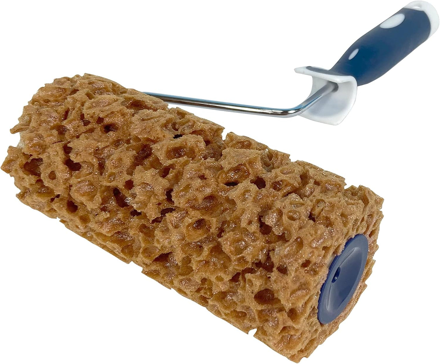 Hanroy Sponge Paint Roller Small 7" for Texture Painting Decorators Brush Tool, Fast and Easy Pattern Art Sponge Roller for Home Wall(M90FT)