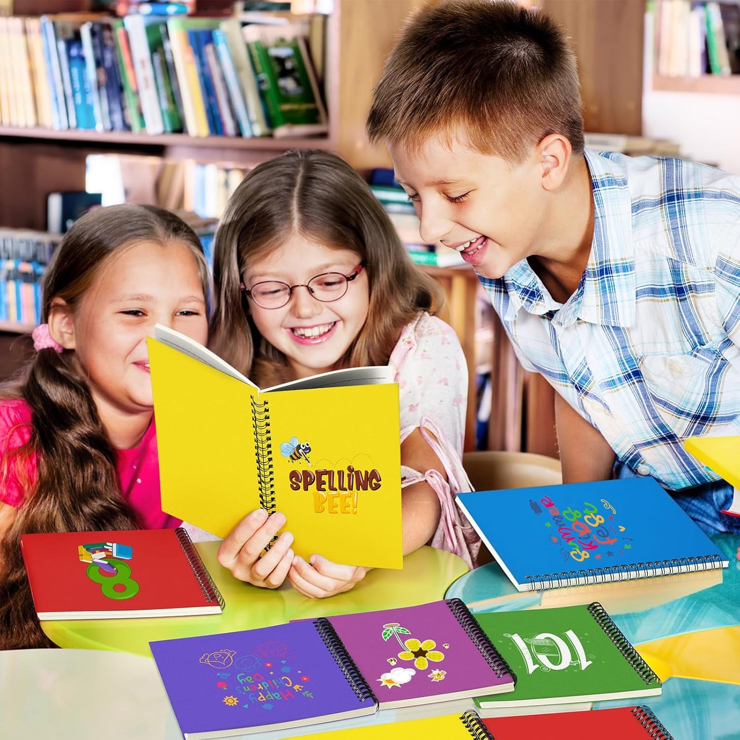 Yahenda 6 Pcs Spiral Notebook Bulk A5 Journal Lined 8.3'' x 5.5'' Writing Composition Paper Small Notepad Subject Notebook for Students Office Business Back to School Supplies (Mixed Colors)