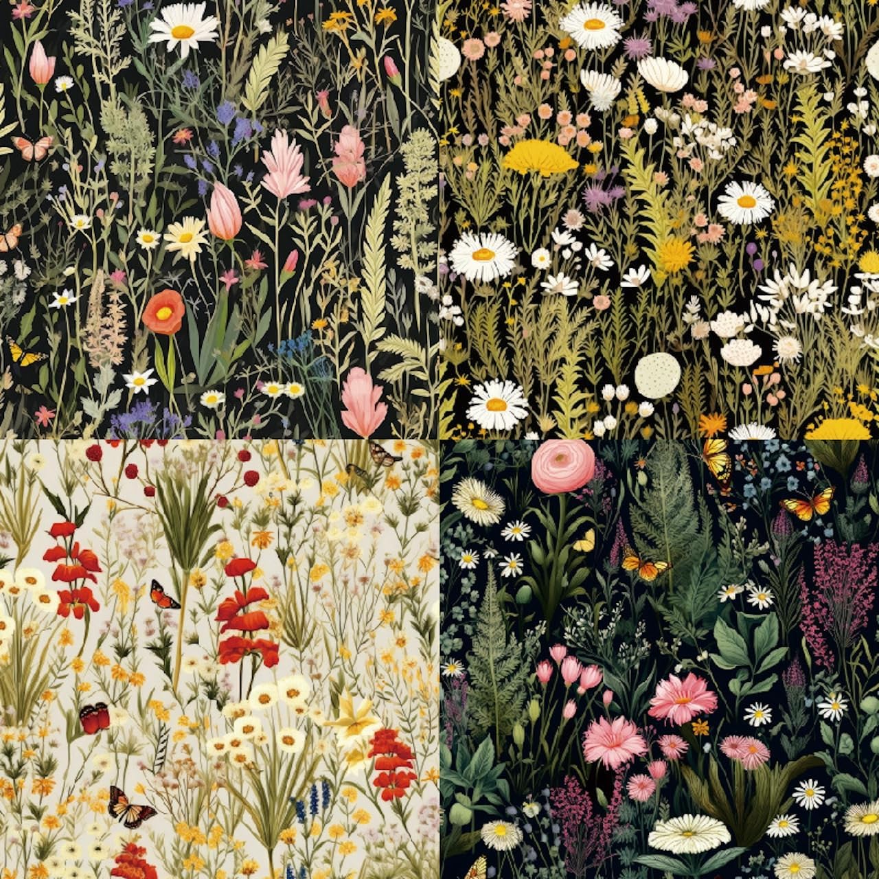 6x6 Inch Scrapbook Paper Pad-24 Single-Sided Sheets with 12 Unique Wildflower Designs-Perfect for Crafting, Card Making and DIY Projects