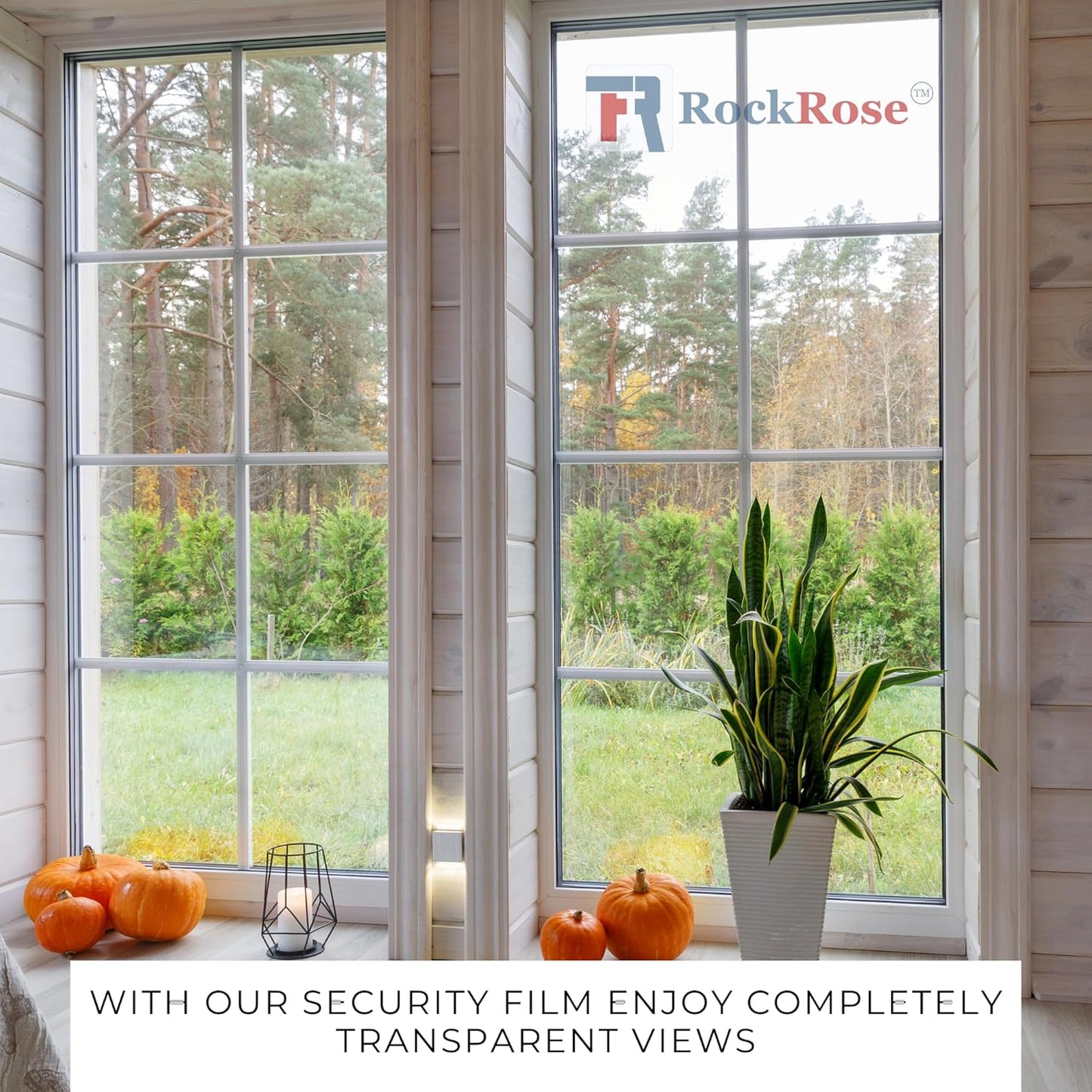 UV 99% Security and Safety 4 Mil Clear Window Film Shatterproof Anti Shatter Tempered Glass Film for Home and Office Windows (Clear, 60 in x 100 FT)