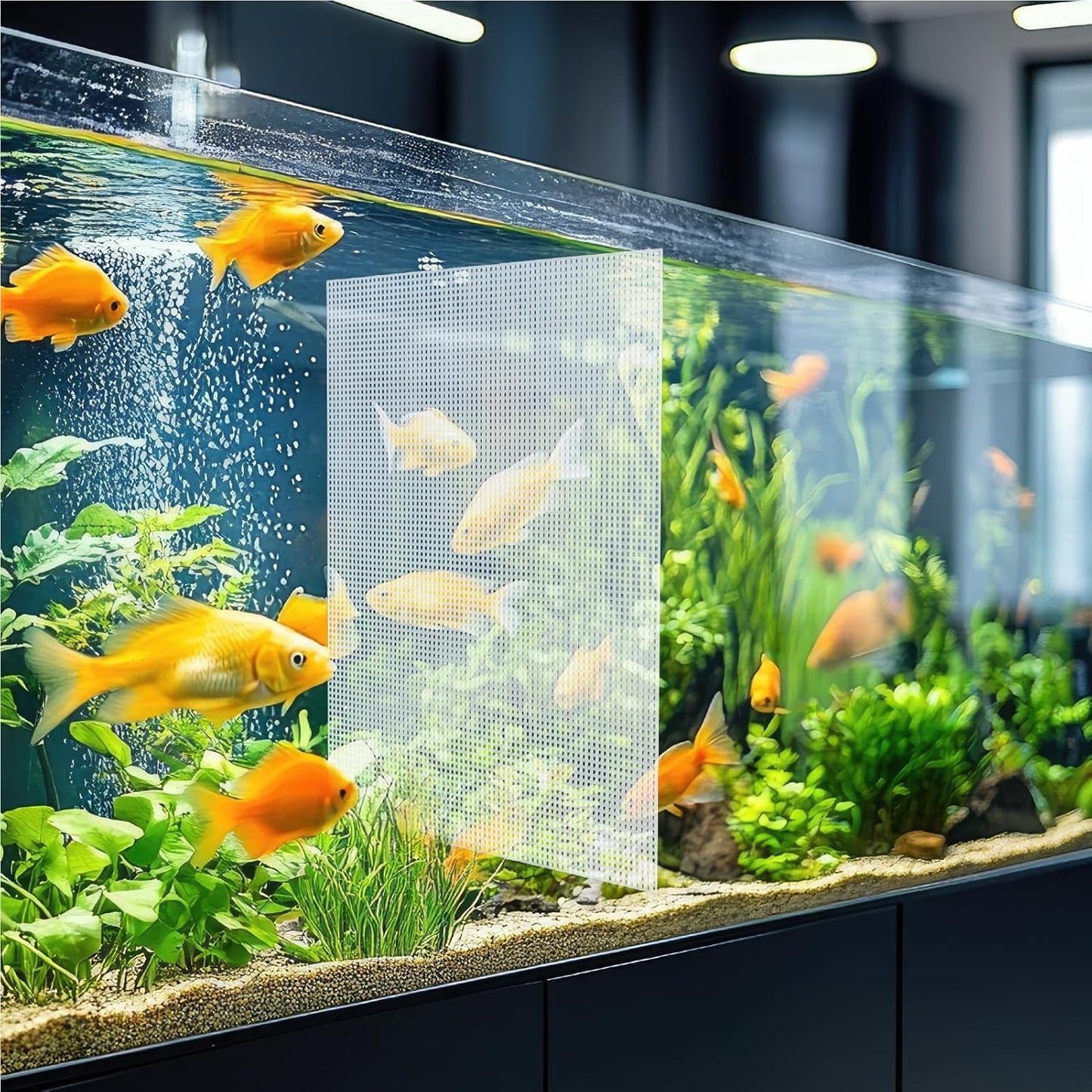 Pllieay 15 Pieces 7 Count Plastic Mesh Canvas Sheets, Eye Mesh for Embroidery, Acrylic Yarn Crafting, Knit and Crochet Projects, Make Dividers (10.5 x 13.5 inch, White)