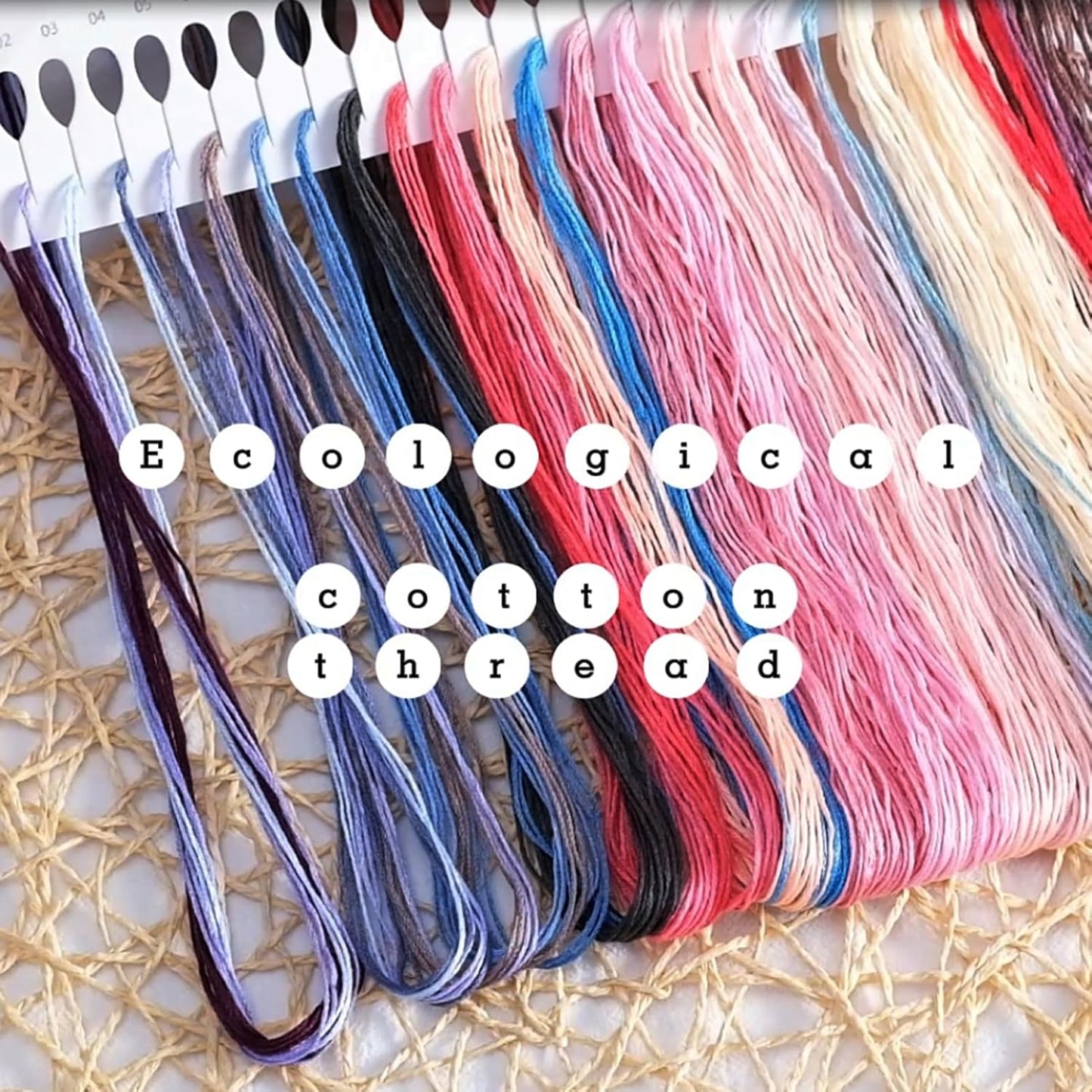 51buyoutgo 11CT Stamped Cross Stitch Kits for Adults - 14x14 in Beginner Embroidery Kit with Funny Easy Washable Animal Squirrel Pattern, Pre Printed Fabric, Fit for DIY Home Decor & Mom Gifts