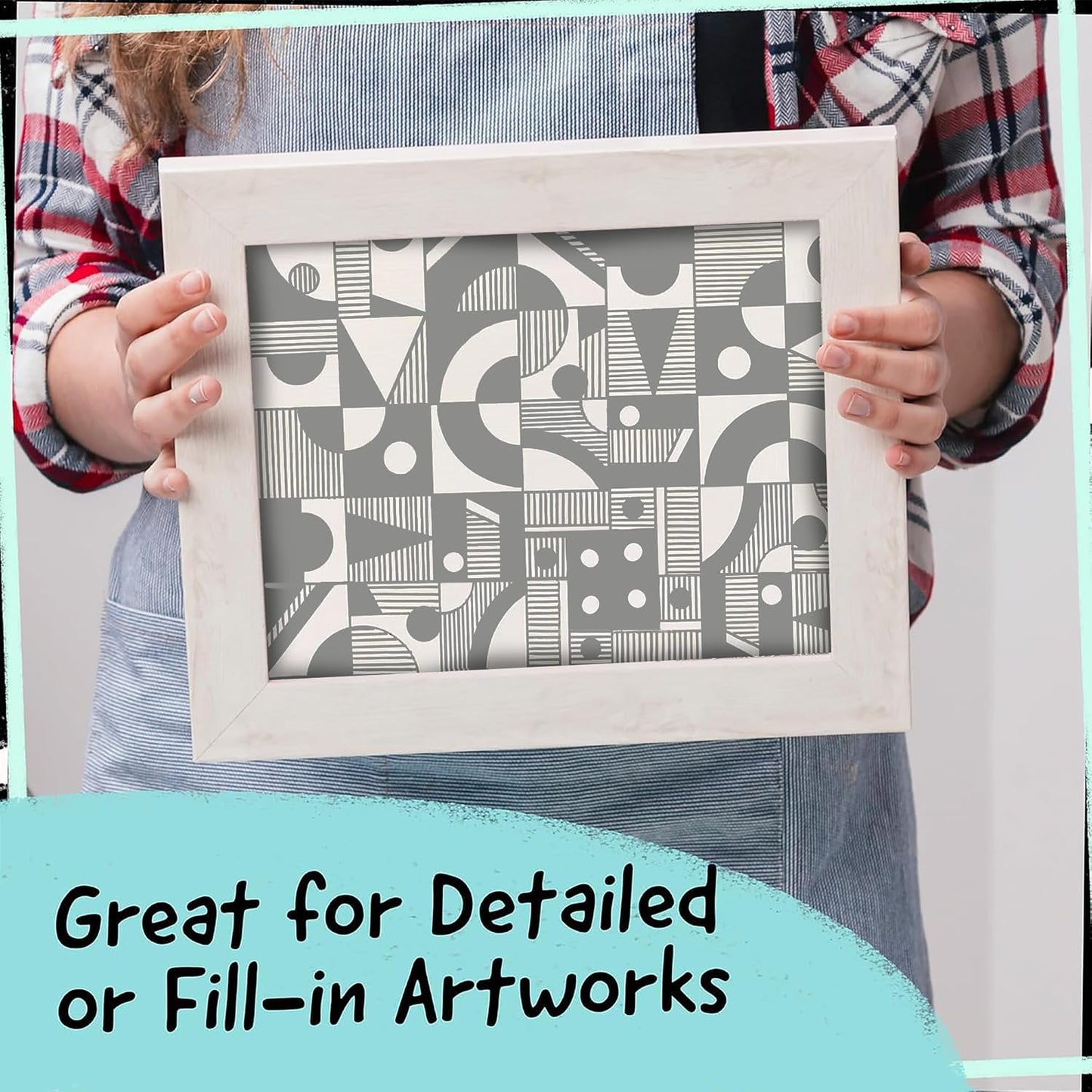 4 Dual Tip Gray Paint Pen Metallic - Fine Tip & Medium Acrylic Paint Markers - Gray Marker for Metal, Wood, Rock Painting, Canvas, Ceramic, Glass, Fabric, Leaf and Plastic - Water-based Ink