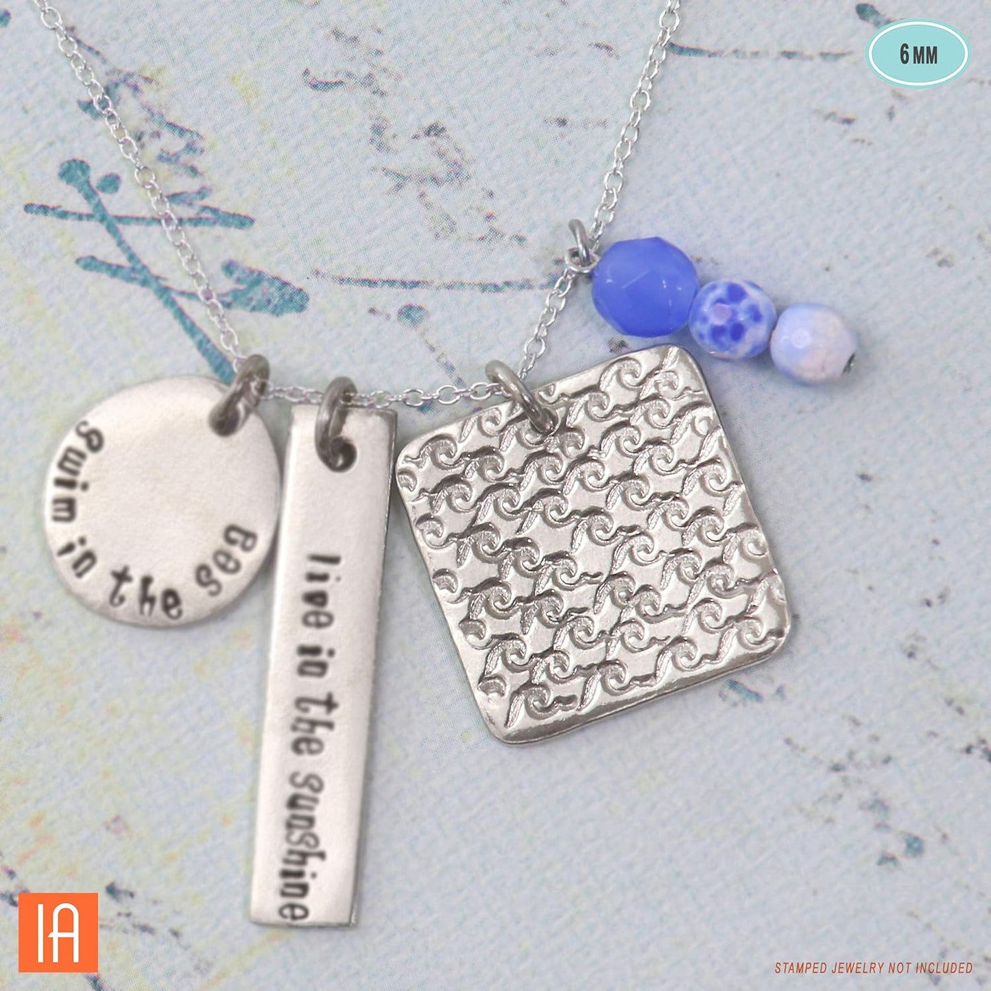 ImpressArt - Wave Steel Punch, Metal Stamping Tools for Custom Jewelry Making & Art Projects (6mm)