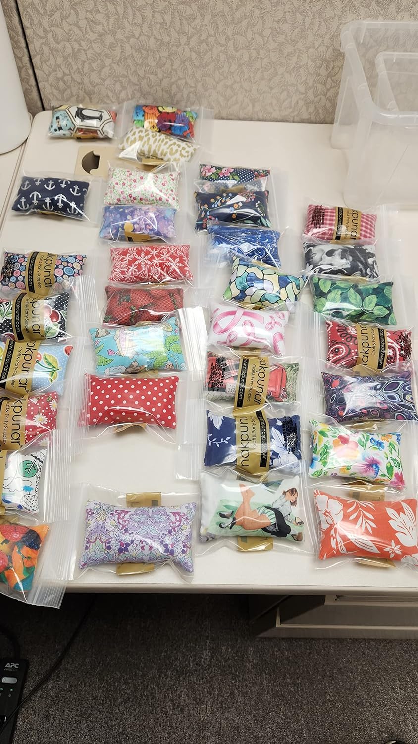 Emery Pin Cushion for Sewing - Filled with Abrasive Emery Sand - Handmade in USA (2"x3", Butterflies)