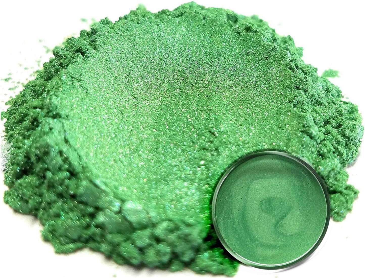 Eye Candy Pigments Premium Green Mica Powder - Mint Green (50gr) - for Epoxy, Resin, Soap, Paint, Woodworking, Acrylic Pouring, Bath Bombs, Fishing Lures - DIY Arts and Crafts Additive