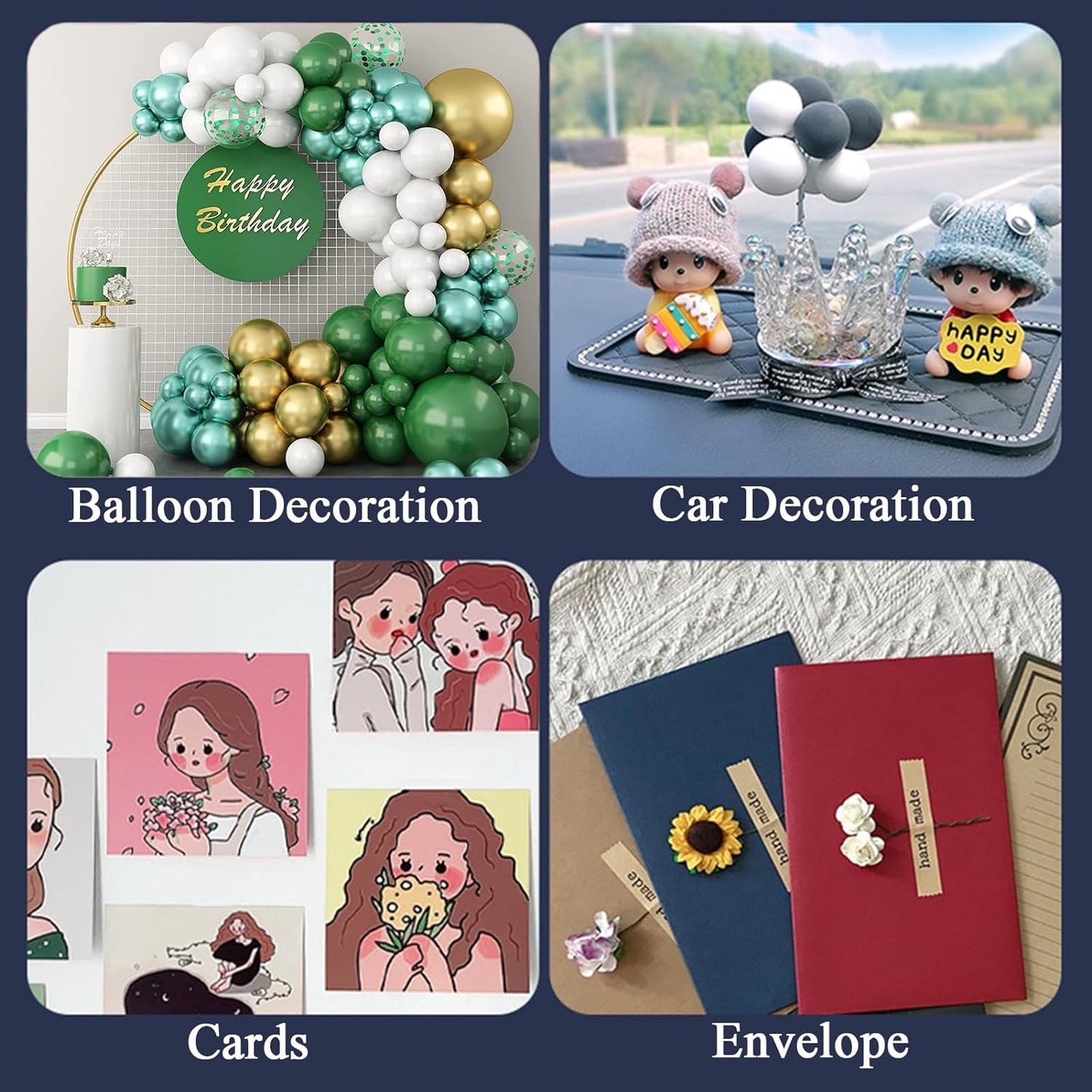 Adhesive Stick dots Two-Sided Sided Mounting Putty Stick Tack for Wall Hanging Crafts Balloons Festival Party Decorations,Clean Removable(0.59"*0.59"-100)