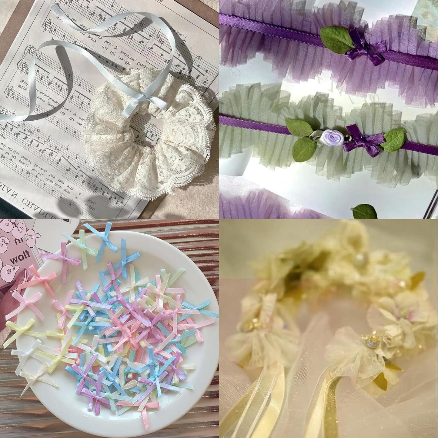 1/8 Inch X 100 Yards Sherry Satin Thin Ribbon Solid Color Double Faced Ribbons Perfect for Crafts Wedding Decor Bow Making Arts Sewing and More