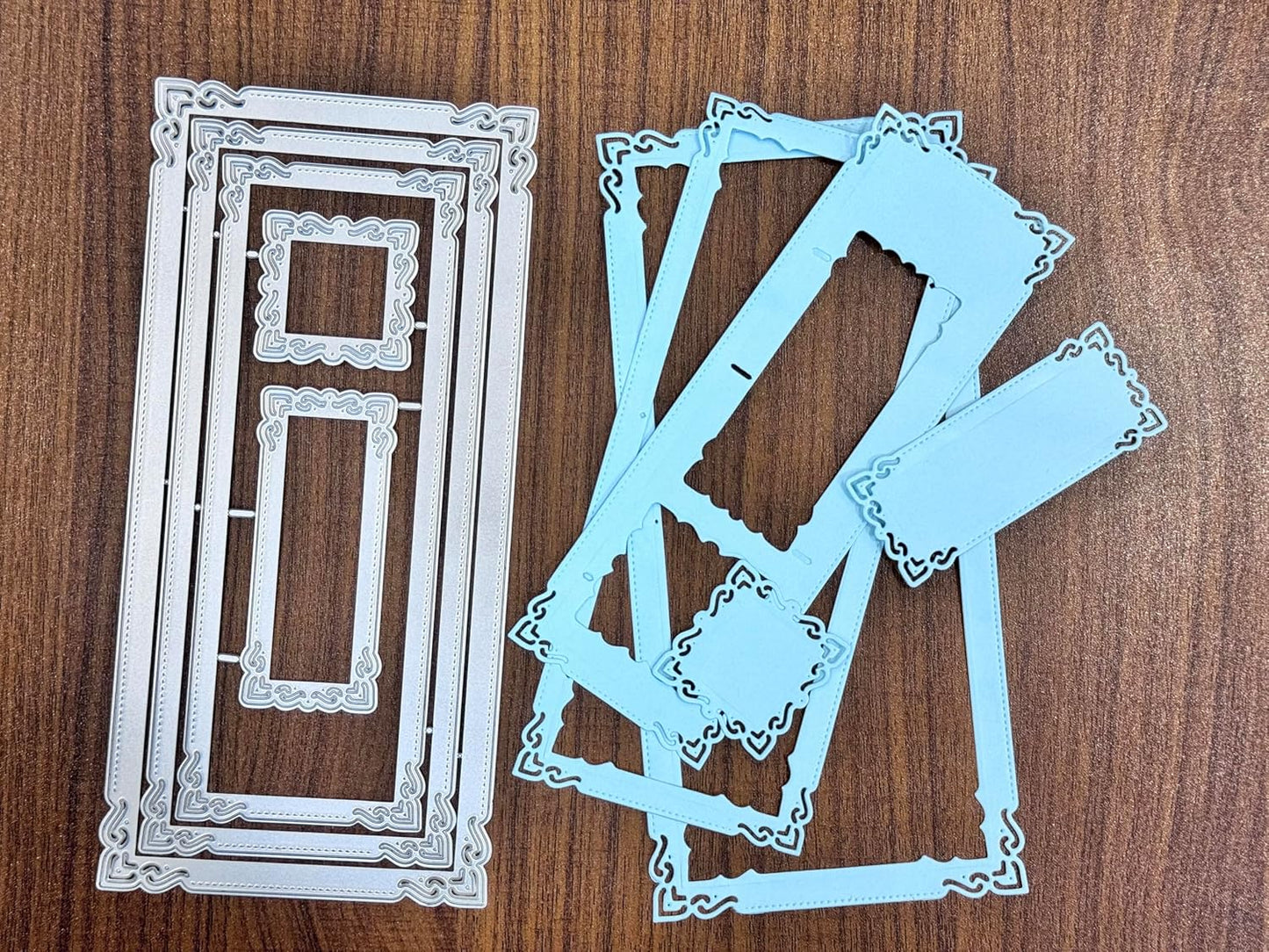 Lapoo Flowers Metal Cutting Die for Scrapbooking - Durable, Cut Stencils for DIY Scrapbook Photo Album Decorative Paper Card, Card Making Supplies, Embossing (Multiple Boxes 8.2 x 3.9 in)