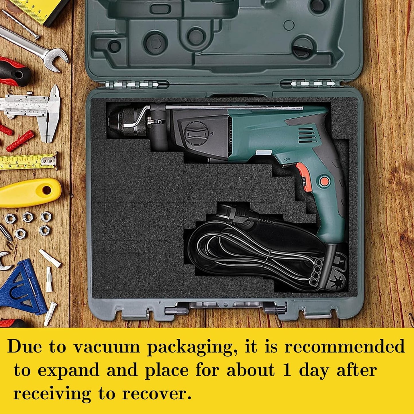 DECOHS 4 PCS Pick Apart Foam Insert- 2 Size Pick and Pluck Foam- Pluck Pre Cube Sheet Foams with Bottom Use for Board Game Box Cases Storage Drawer (Length 12 Inch)