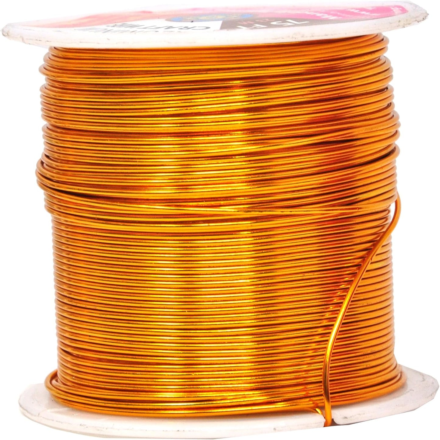 Mandala Crafts 20 Gauge Anodized Aluminum Craft Wire for Jewelry Making - 450 FT Colored Flexible Silver Copper Purple Gold Brown Red Wire - Bendable for Bonsai Armature Crafting Sculpting