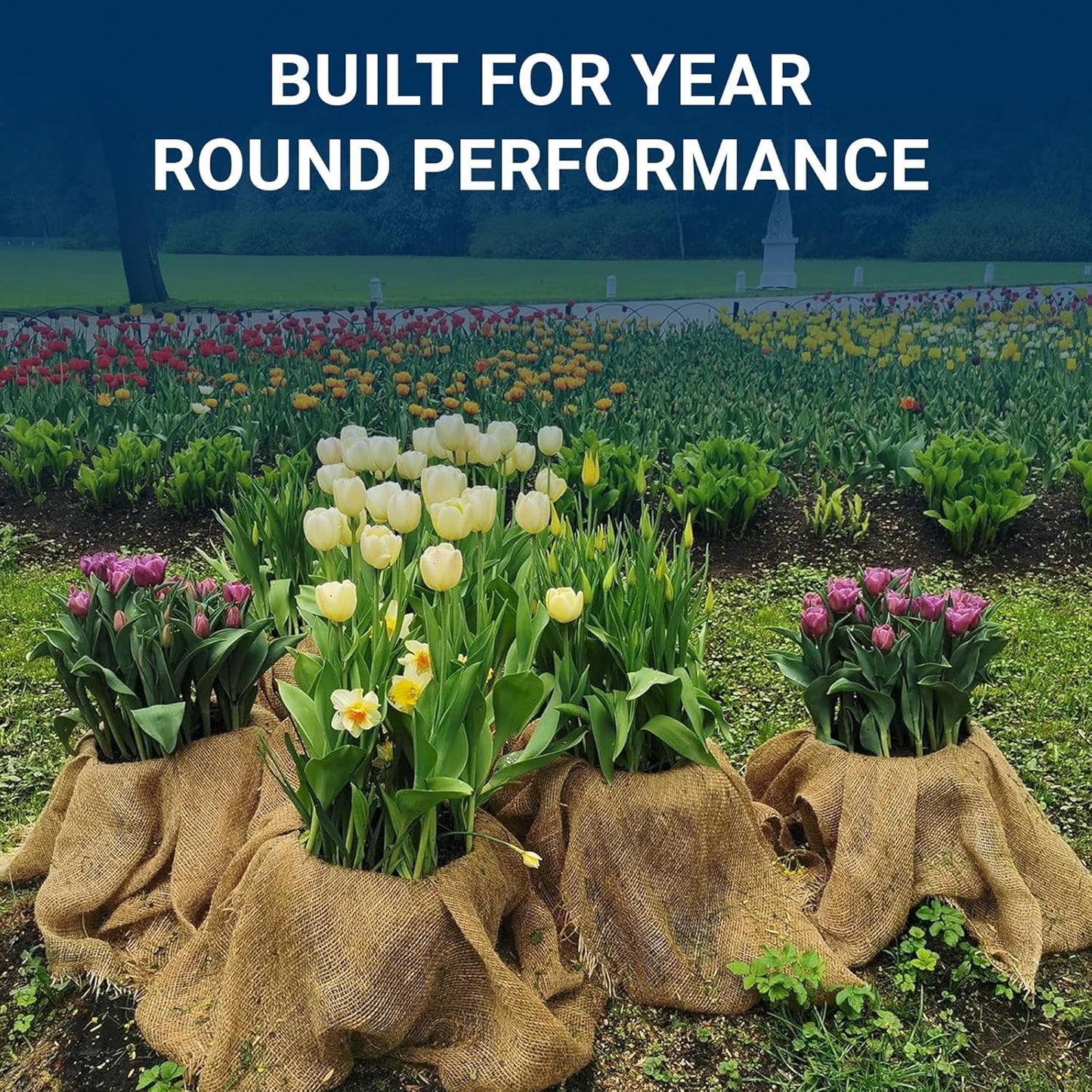 Burlap 5x5 Weave (40' x 30')