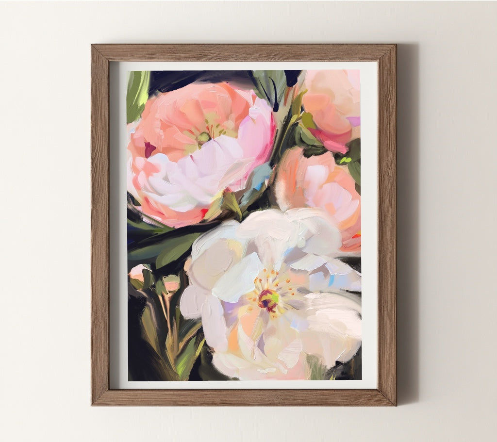 A Soft Blooming Art Print