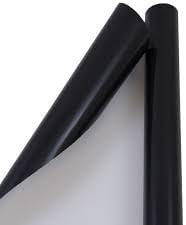 Anderson's Black Shiny Metallic PVC Roll: 47" x 100' Flame-Resistant Event Decor for Weddings, Parties, Photo Booths, Gift Wrap, Table Covers, Backdrops, Crafts & Holiday Decorations