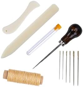 Wuta Bone Folder Leather Craft Tools 4 Pcs DIY Leather Shaping for DIY Handmade Leather Burnishing Bookbinding Cards and Paper Crafts