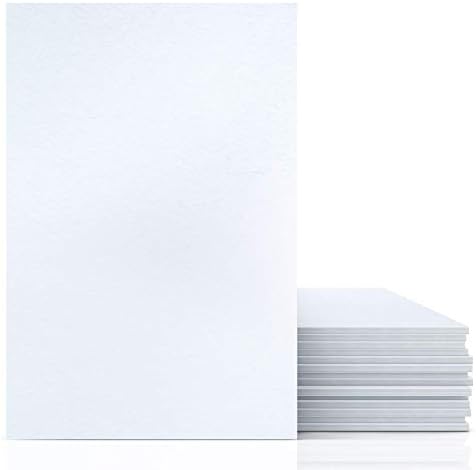 White Foam Board 11.7 x 16.5 x 3/16" (5mm) Inch, 15 Pack Acid-Free Foam Core Poster Board Sheets for Art, Crafts, Presentation, Vision Board, Signboard, and Party Decorations