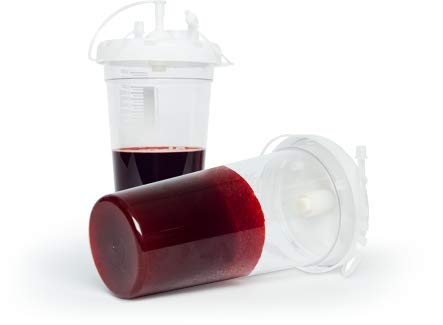 DiSorb Suction Canister Sterilizer Absorbent Powder - Absorbs Bodily Fluids & Blood - For Hospitals, Health Care Facilities, Veterinary Clinics - EPA Approved Solidifier - 3000cc -100 Bottles Per Case