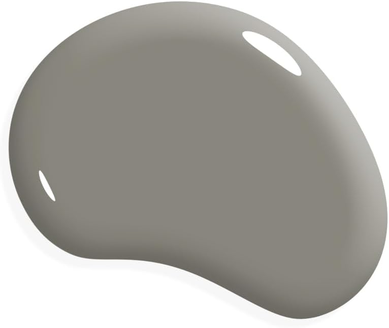 AMY HOWARD AT HOME Chalk-Based One Step Paint for Furniture, Cabinetry, Decor, Finish, and More | No Stripping, Sanding, or Priming | Dark Base | 32 Ounce | Amour Gray