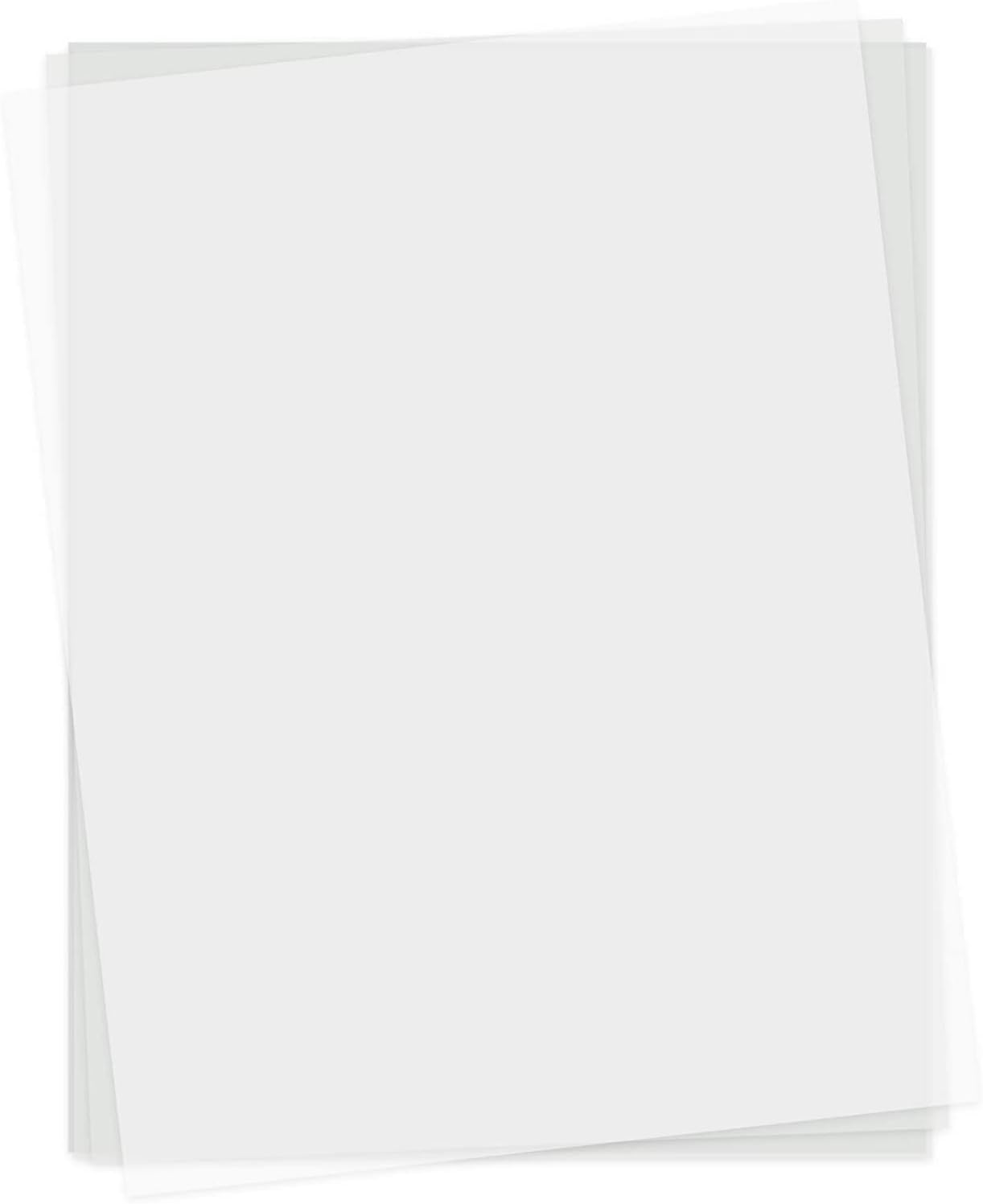 100 Pack Translucent Vellum Paper, 8.5 x 11 Inches