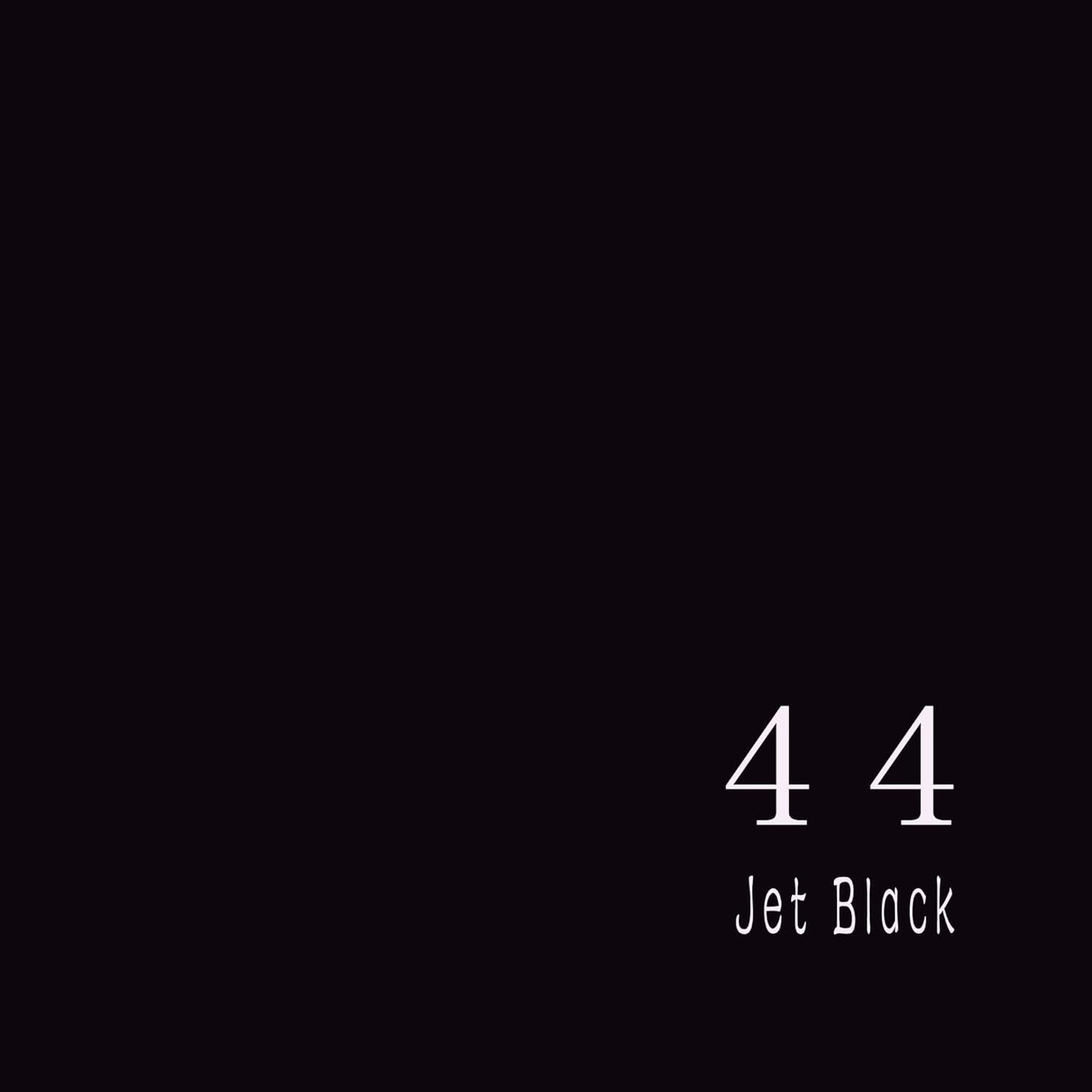 Huamei Seamless Photography Background Paper, Black Photo Backdrop Paper Roll for Photoshoot, Video and Streaming #44 (4.4x16 Feet,Jet Black)