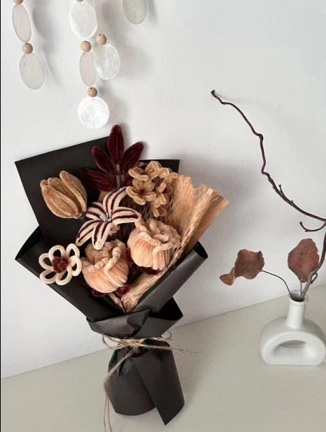 100 Pieces Pipe Cleaners Chenille Stem, Pastel Candy Color Pipe Cleaners Set for Pipe Cleaners DIY Arts Crafts Decorations, Chenille Stems Pipe Cleaners (Brown)