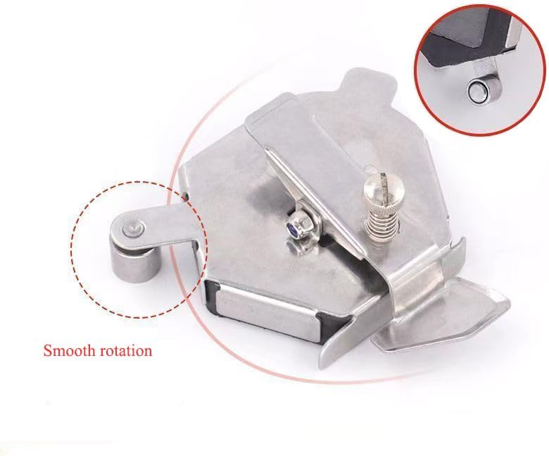 Bequilter Upgraded Multifunctional Magnetic Seam Guide for Sewing Machines, Adjustable Sewing Guide for Precise Stitching, Universal Sewing Supplies and Accessories (Silver and Gold)