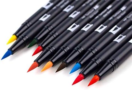 Tombow Dual Brush Pen Art Markers (10-Pack, Celebration)