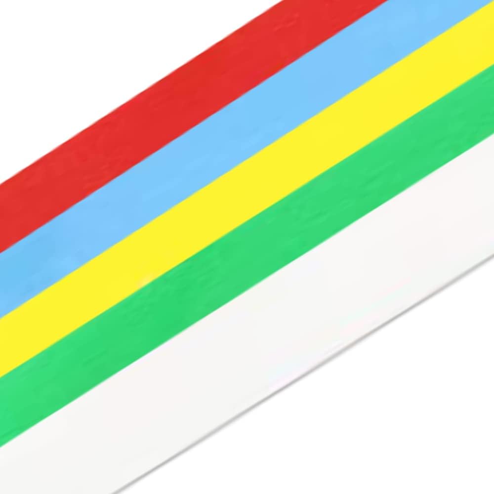 10 Pcs Transfer Paper, Carbon Transfer Paper 11x9Inch, Carbon Water-Soluble Tracing Paper Transfer Pattern on Cross Stitch Cloth, Canvas, Wood for Home Sewing(Blue, White, Green, Red, Yellow)