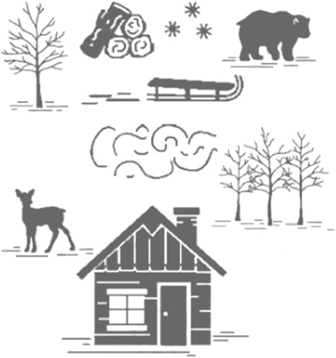 2025-2026 Stamps and Dies for Card Making, Stamps and Dies Set 2025 for Christmas and Halloween, Die Cut DIY Various Festivals Album Scrapbooking Birthdays Greeting Card (M4309)